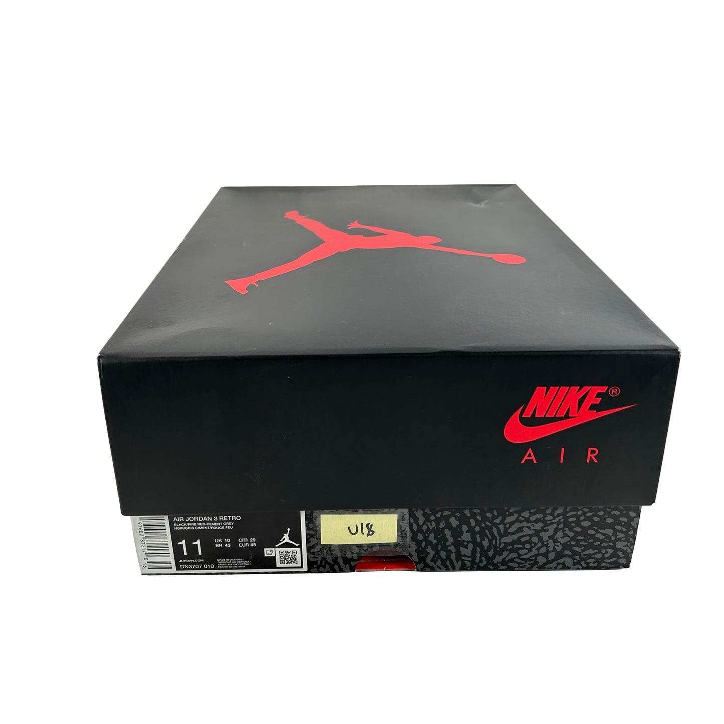 DN3707 010 Jordan 3 Retro OG Black Cement (2024) [USED] - 11 M (Used18)
