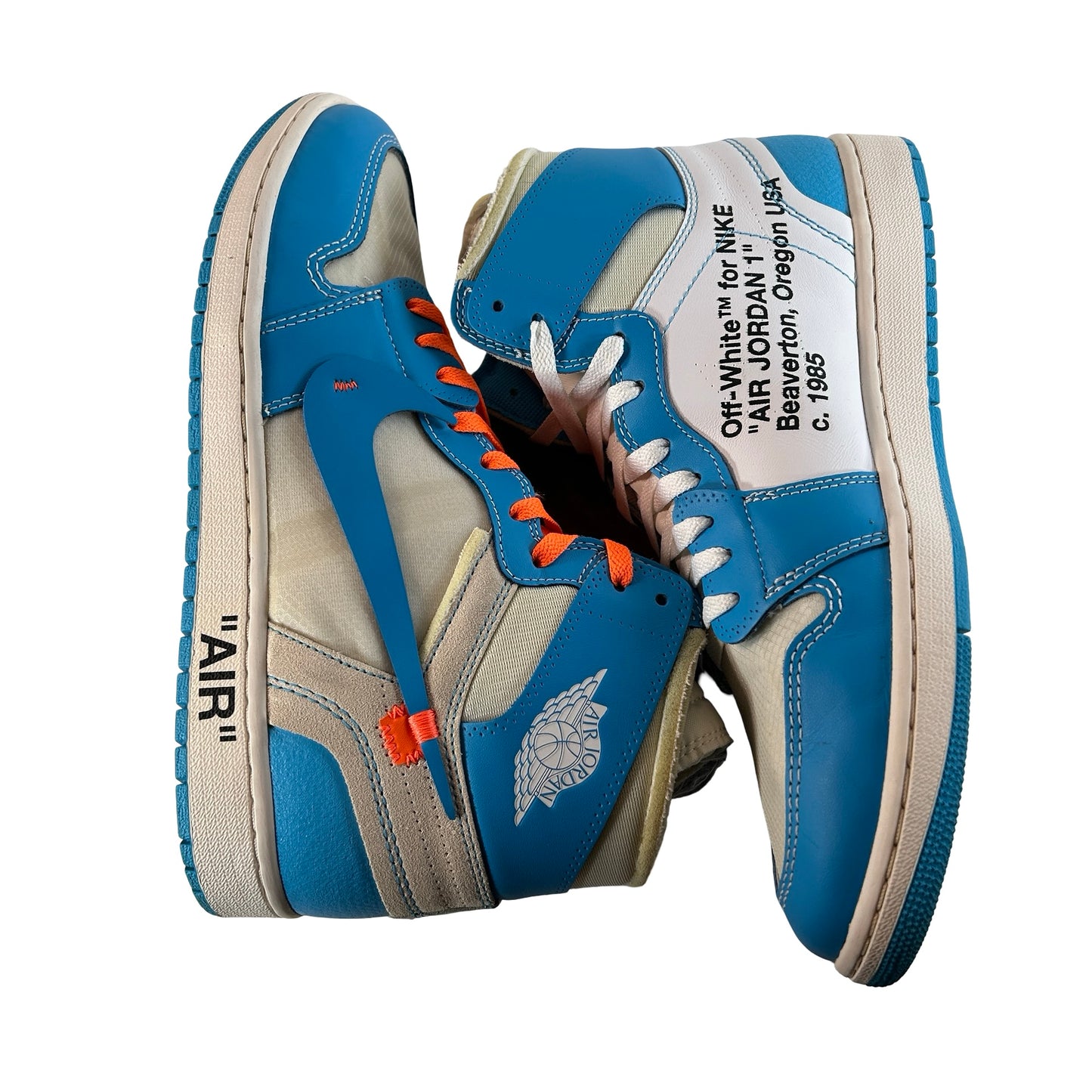 AQ0818 148 Jordan 1 Retro Alto Blanco roto UNC