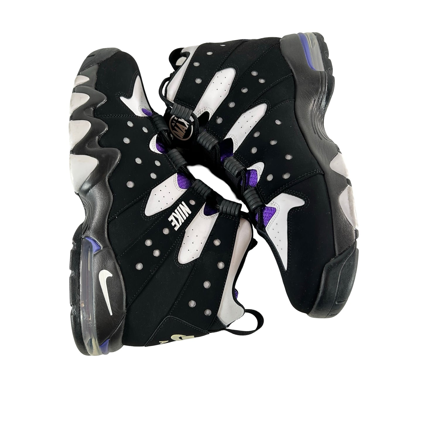FQ8233 001 Nike Air Max 2 CB '94 OG Black White Purple (2023) [USED] - 12 M (Used) (Cut Inside)