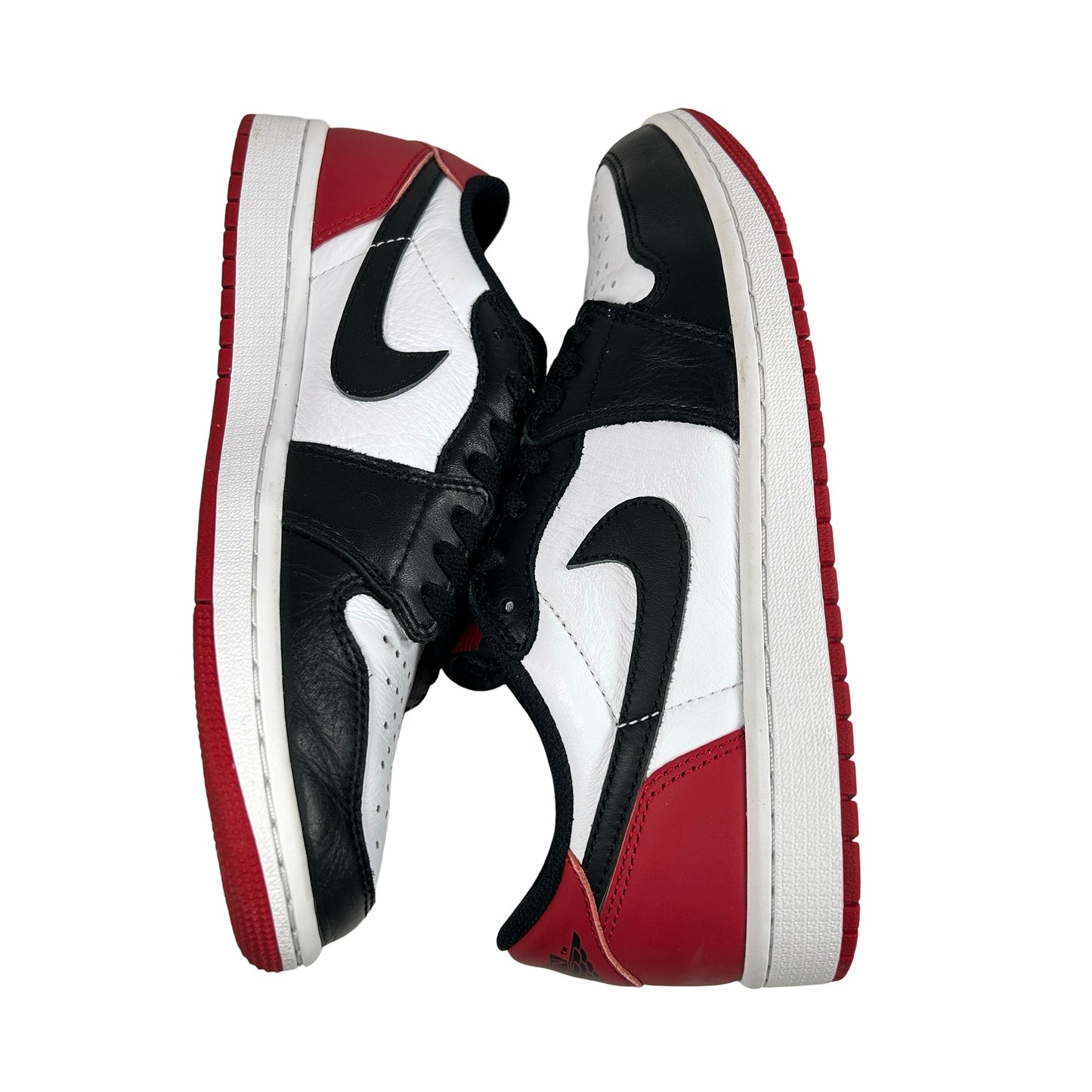 CZ0790 106  Jordan 1 Retro Low OG Black Toe (2023) [USED] - 7.5 M (Used)