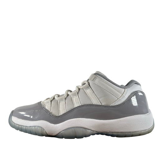 528896 140 Jordan 11 Retro Low Cement Grey (GS) [USED] - 7 Y (Used)