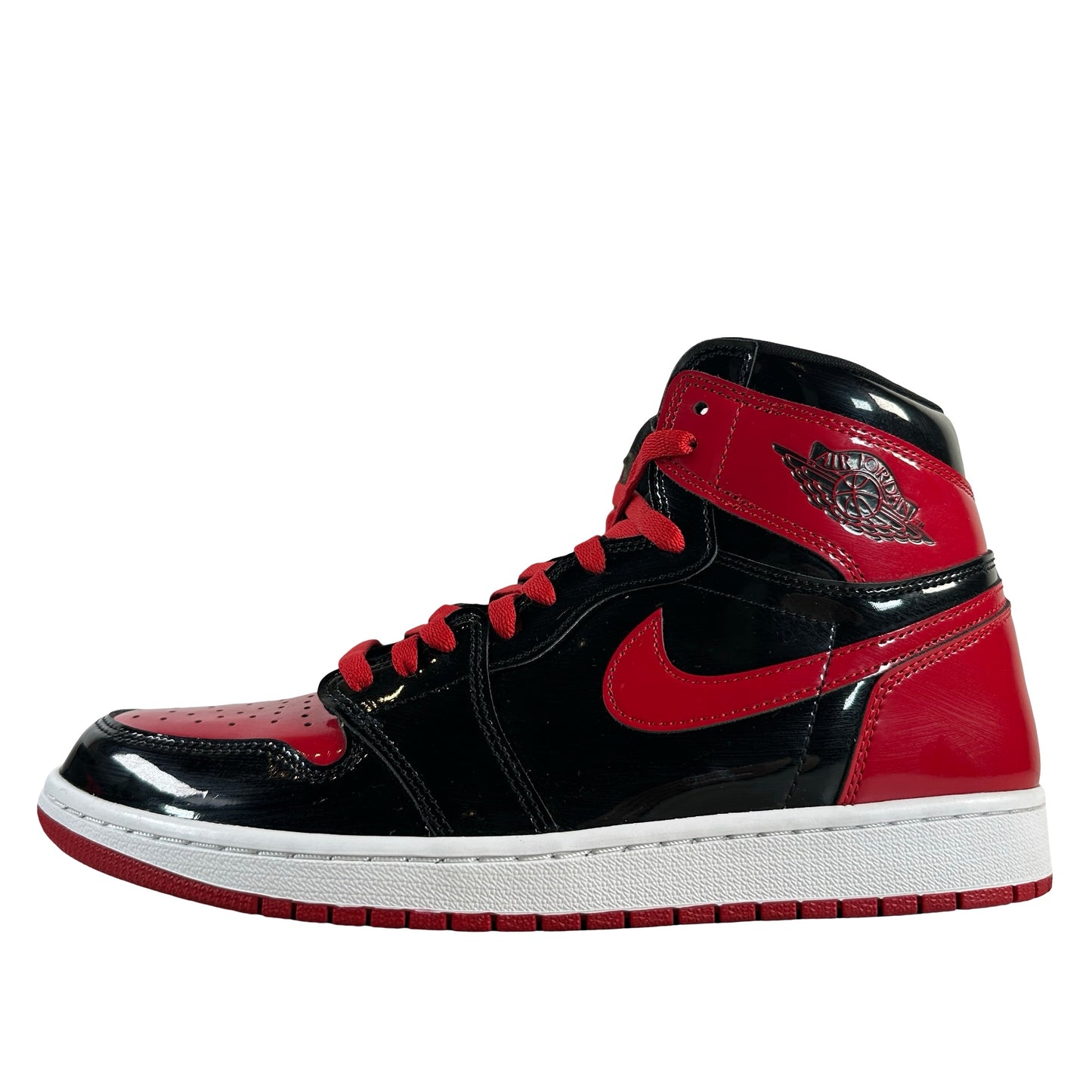 555088 063 Jordan 1 Retro High OG Patent Bred [USED] - 11 M (Used9)
