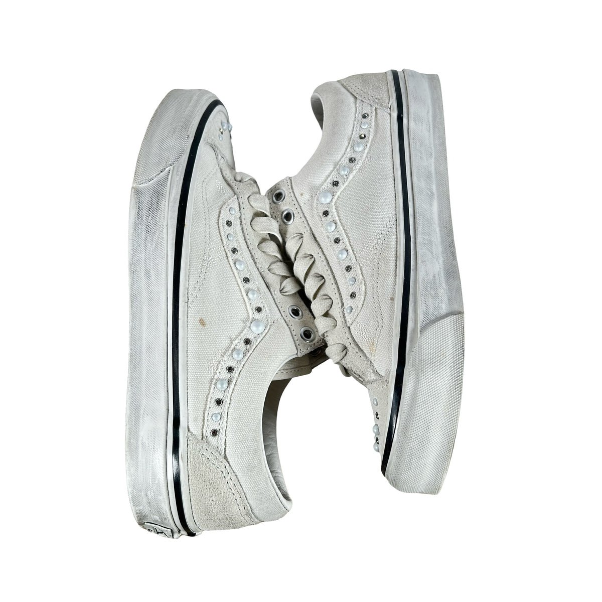VN000E8VCCZ Vans OTW Old Skool 36 Pearlized Pack Marshmallow [USED] - 8 M (Used) (No Box)