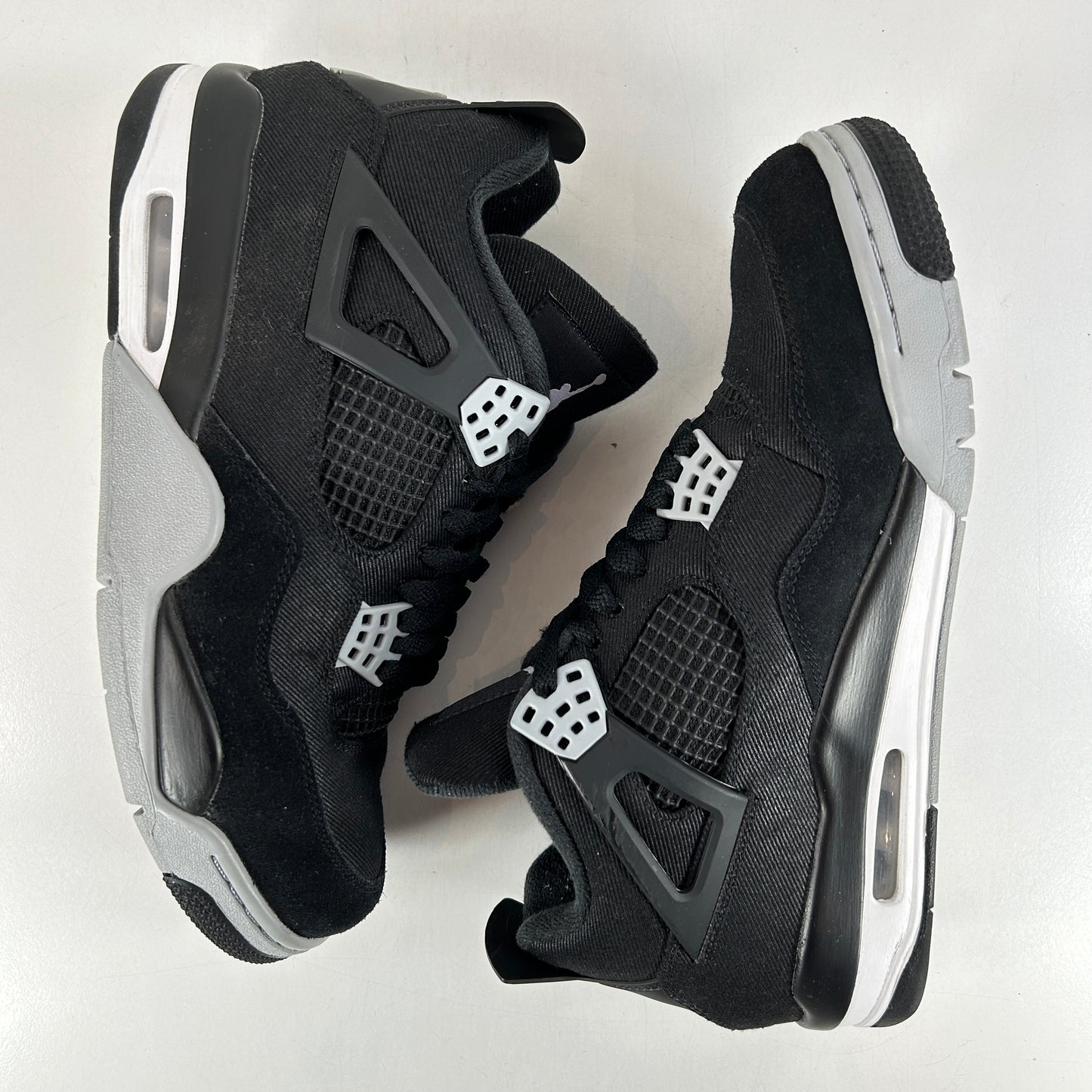 DH7138 006 Jordan 4 Retro SE Black Canvas [USED] - 10 M (Used2)