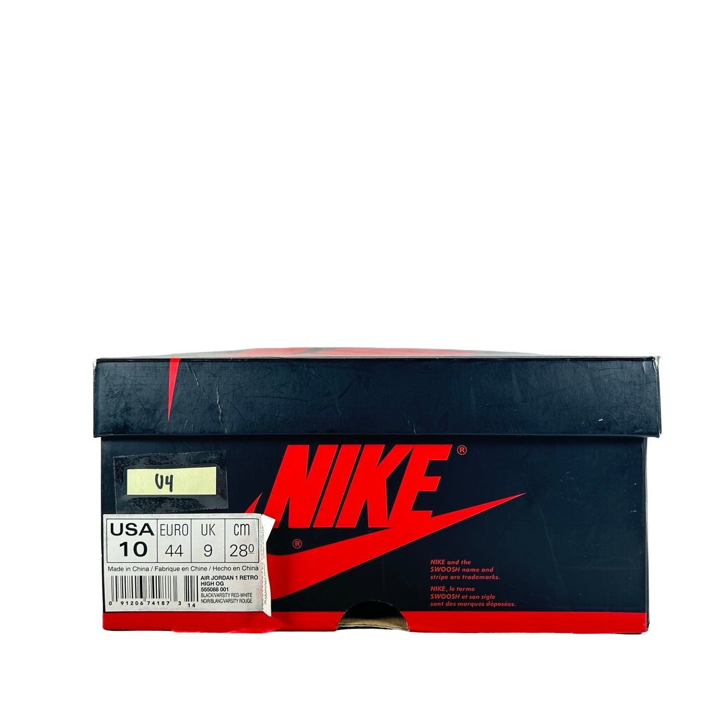 555088 001 Jordan 1 Retro High Bred Banned (2016) [USED] - 10 M (Used4) (No Insoles)