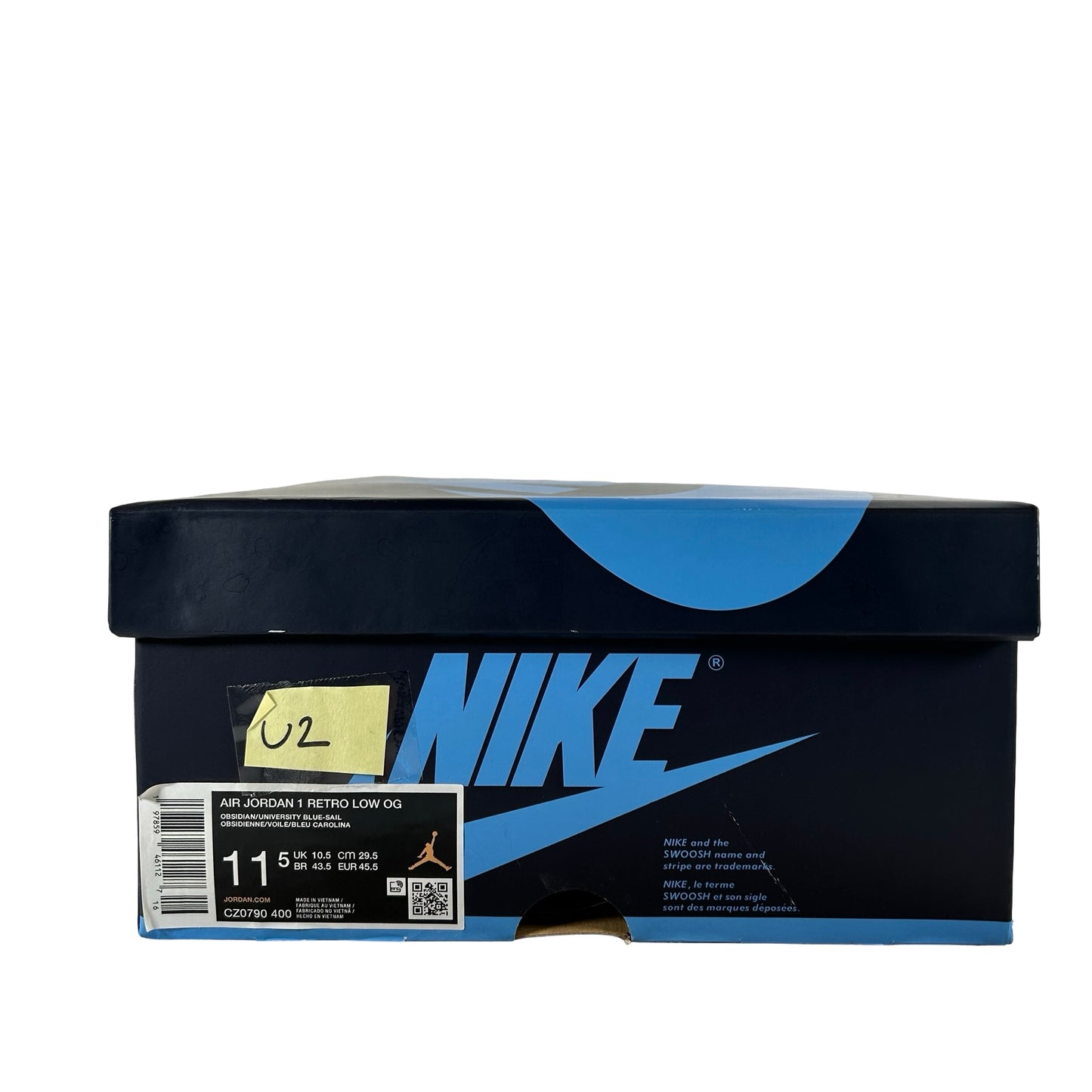 CZ0790 400 Jordan 1 Low OG Obsidian UNC [USED] - 11.5 M (Used2)