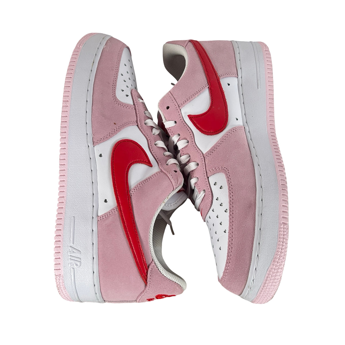 DD3384 600 Nike Air Force 1 Low '07 QS Valentine's Day Love Letter [USED] - 12 M (Used)