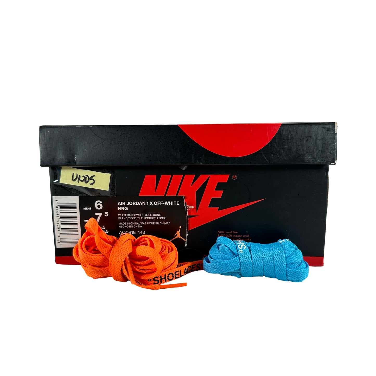 AQ0818 148 Jordan 1 Retro High Off-White UNC [USED] - 6 M (VNDS)