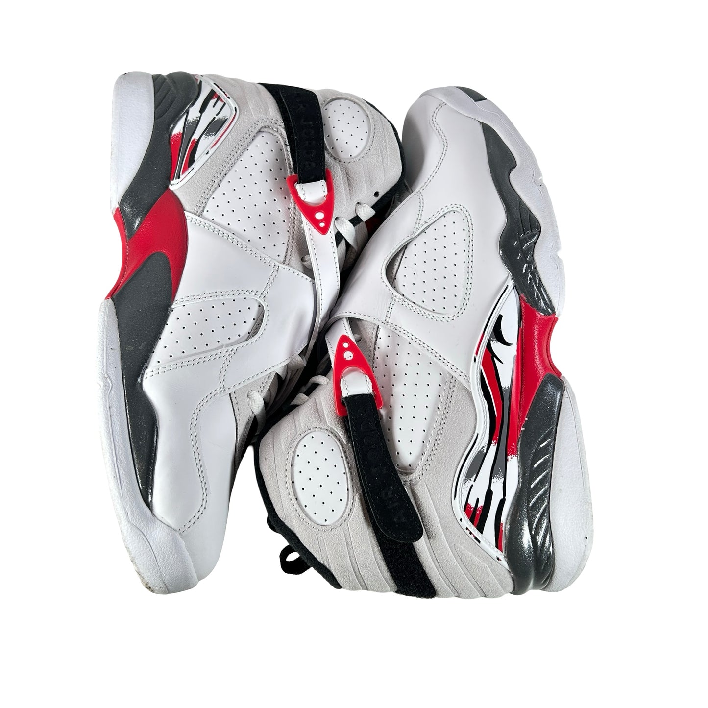 305381 100 Jordan 8 Retro White True Red (2025) [USED] - 10 M (Used3)