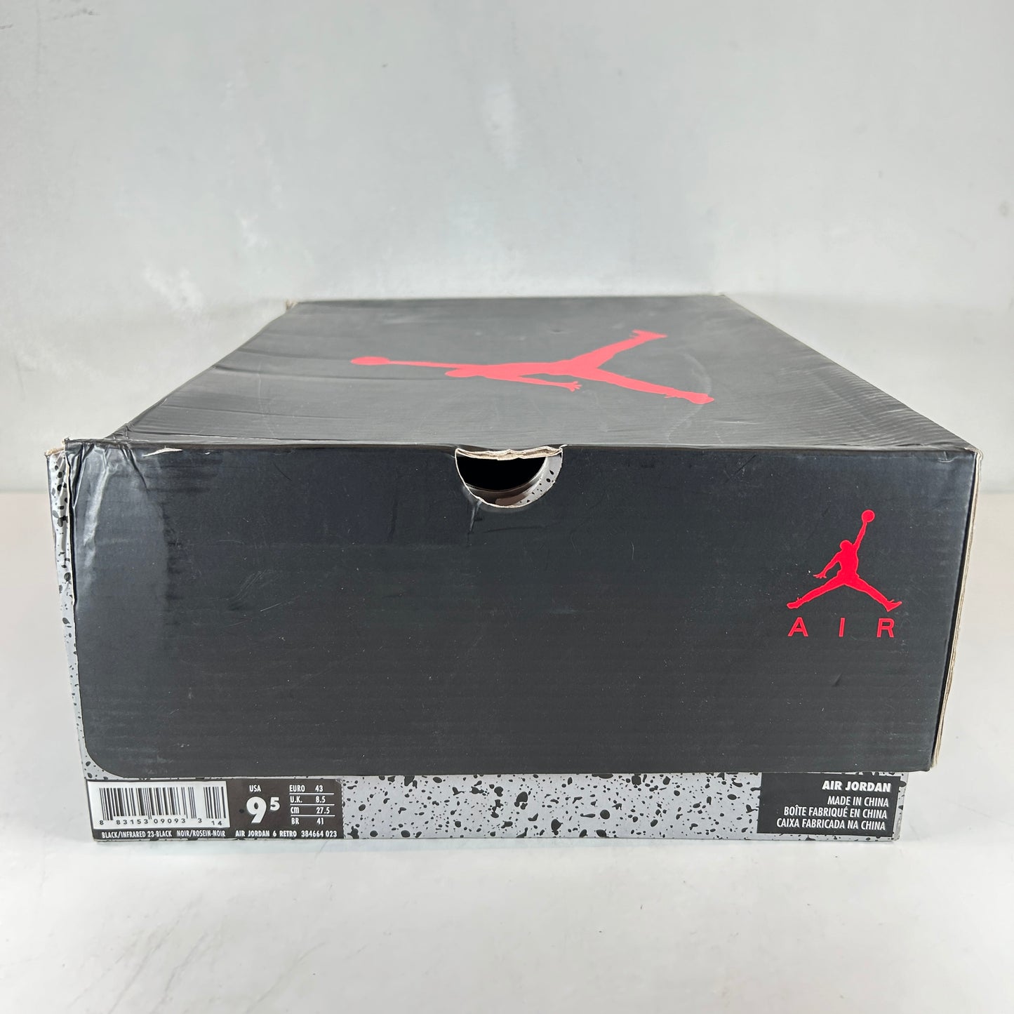 384664 023 Jordan 6 Retro Infrared Black (2014) - 9.5 M (Used)