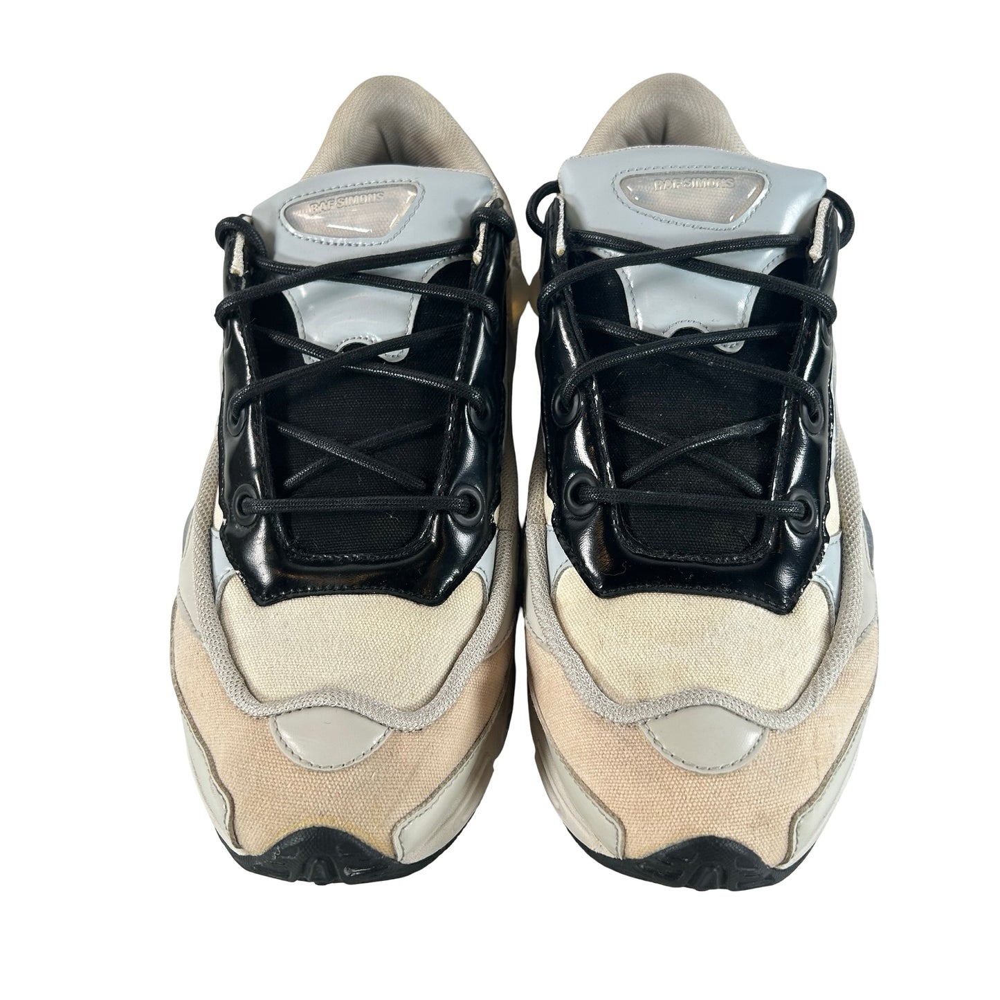 B22537 adidas Ozweego 3 Raf Simons Cream White Core Black [USED] - 11 (Used)