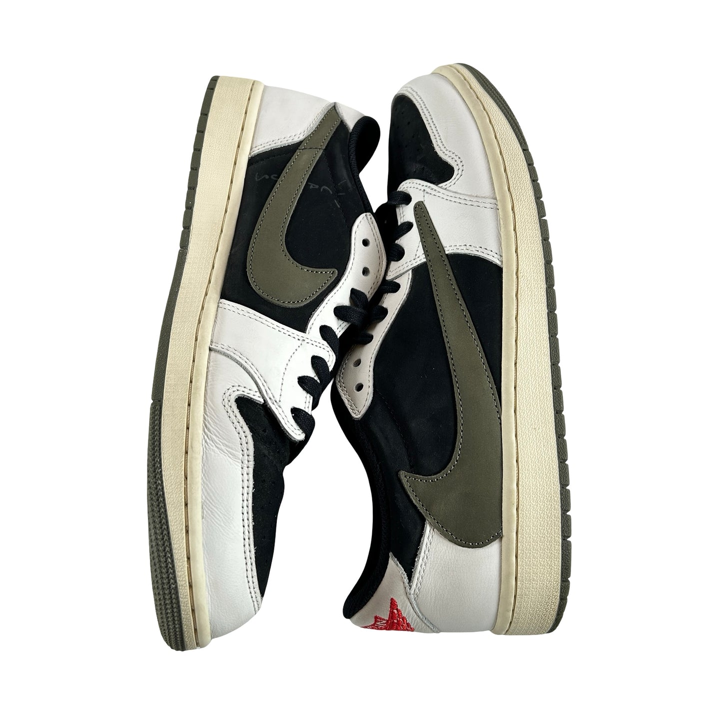 DZ4137 106 Jordan 1 Retro Low OG SP Travis Scott Olive (W) [USED] - 12.5 W (Used2)