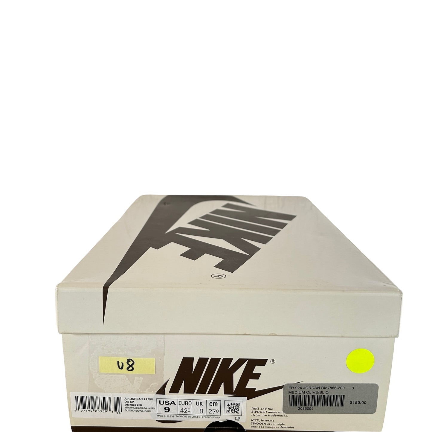 DM7866 200 Jordan 1 Retro Low OG SP Travis Scott Medium Olive [USED] - 9 M (Used8)