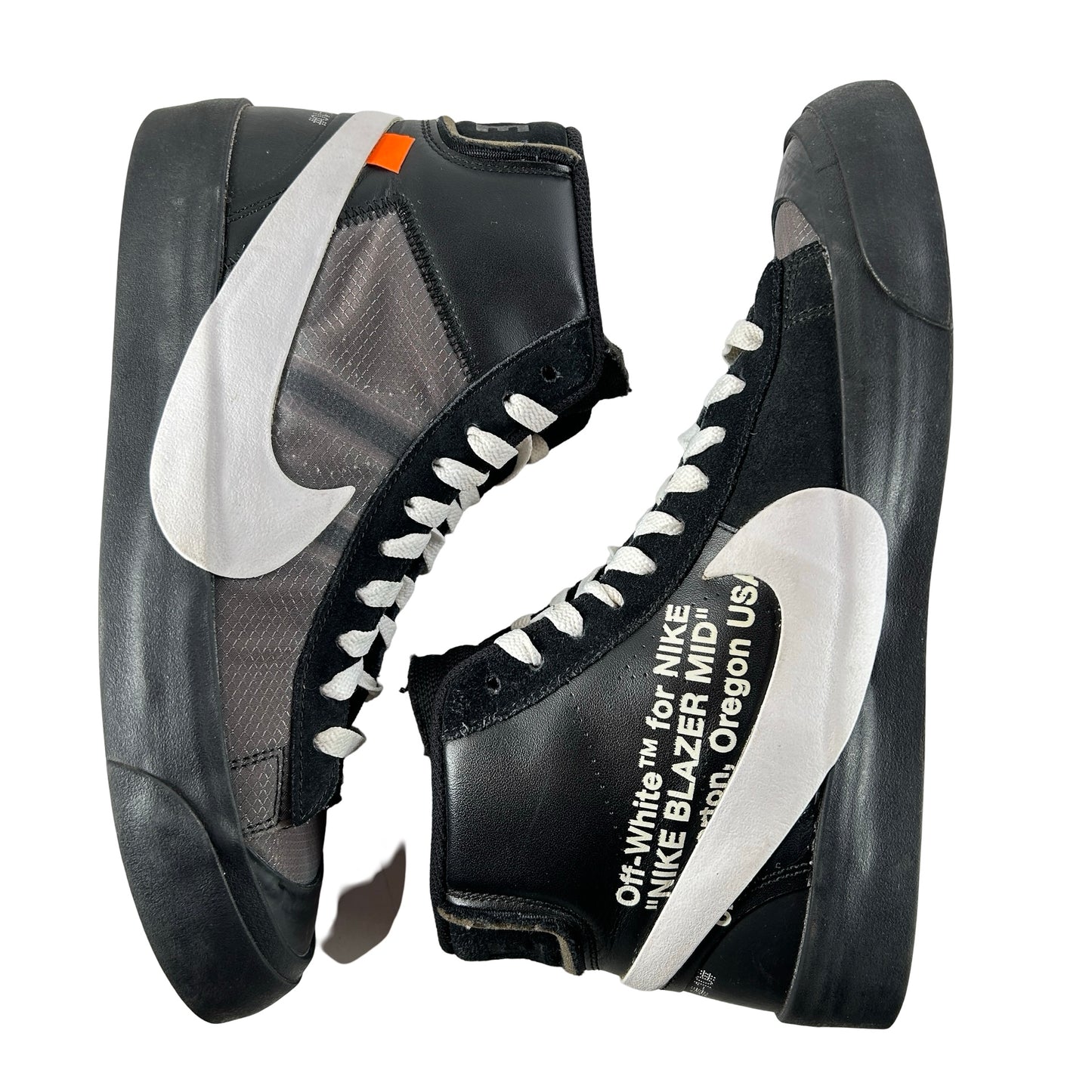 AA3832 001 Nike Blazer Off-White Black [USED] - 9 M (Used)
