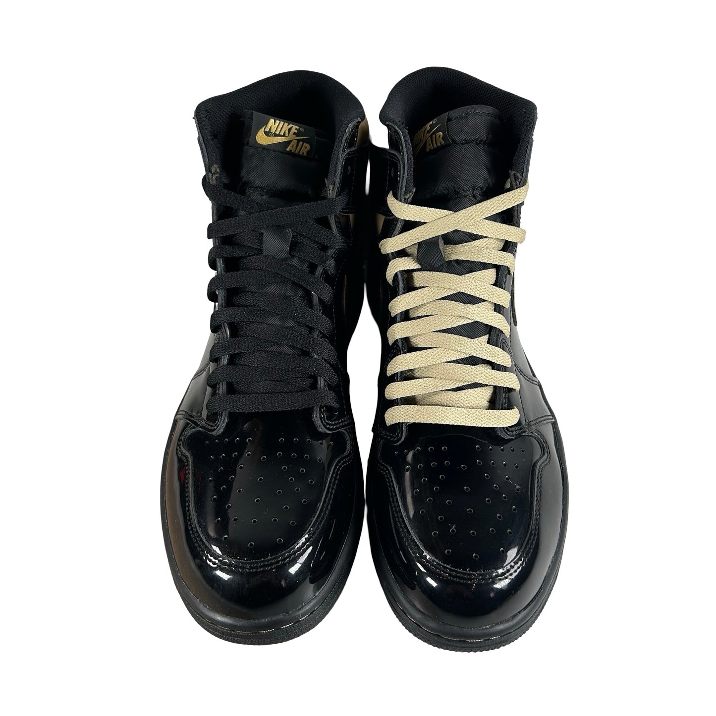 555088 032 Jordan 1 Black/Gold [USED] - 11.5 M (Used) (Replace Box)