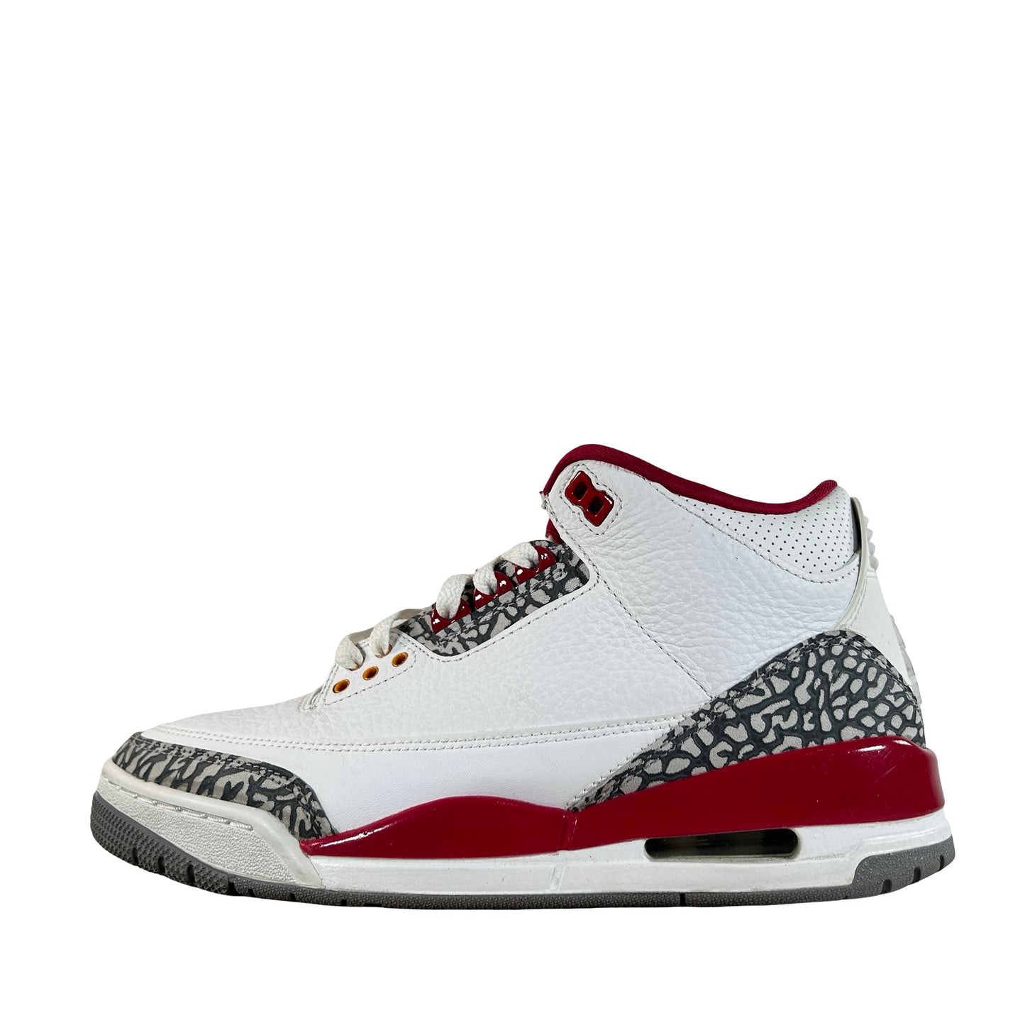 CT8532 126 Jordan 3 Retro Cardinal Red [USED] - 7.5 M (Used) (Replace Box)