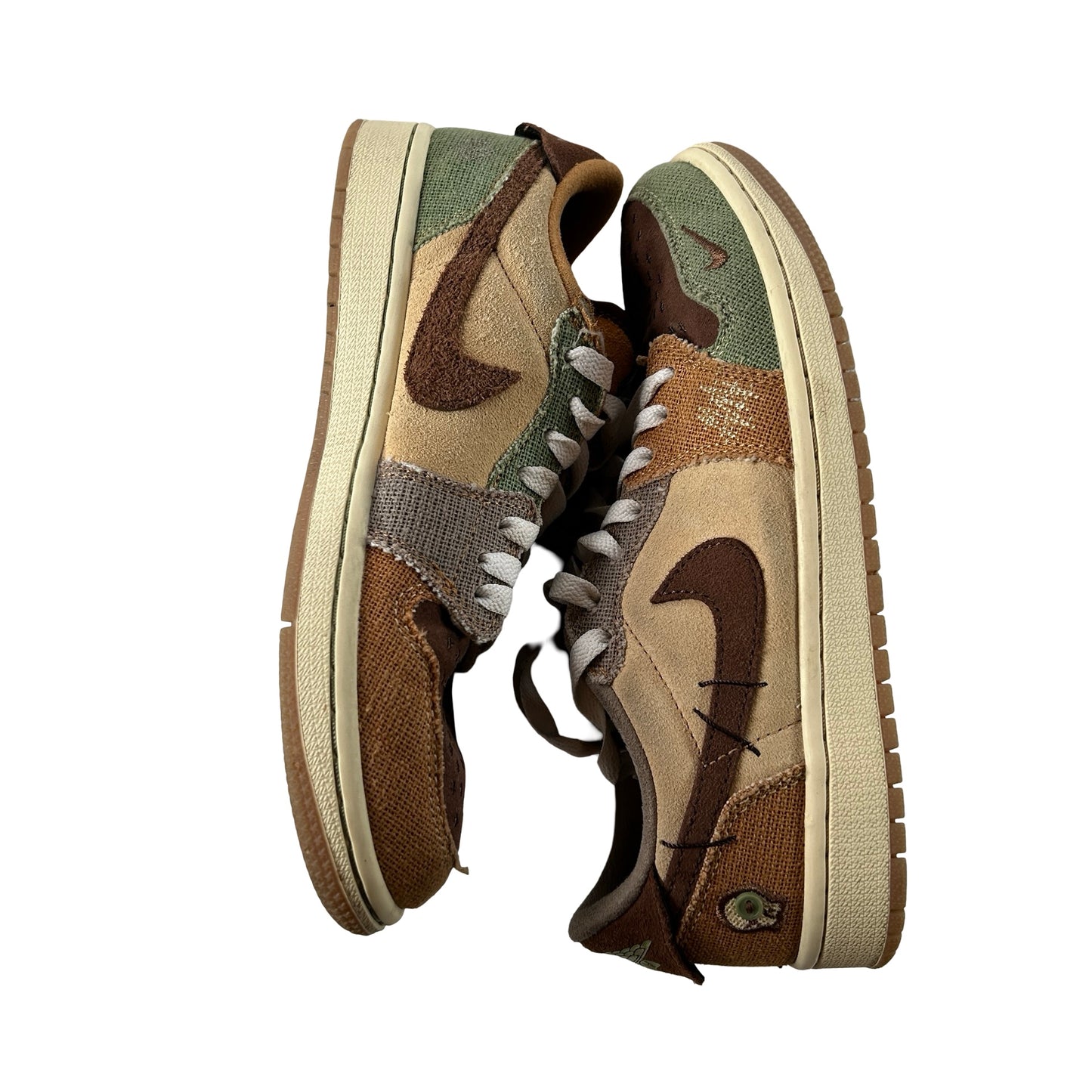 DZ7292 200 Jordan 1 Retro Low OG Zion Williamson Voodoo [USED] - 7 M (Used) (No Box)