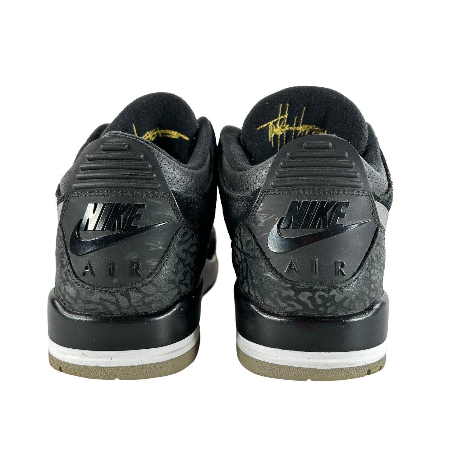 CK4348 007 Jordan 3 Retro Tinker Black Cement Gold [USED] - 8.5 M (Used) (No Box)