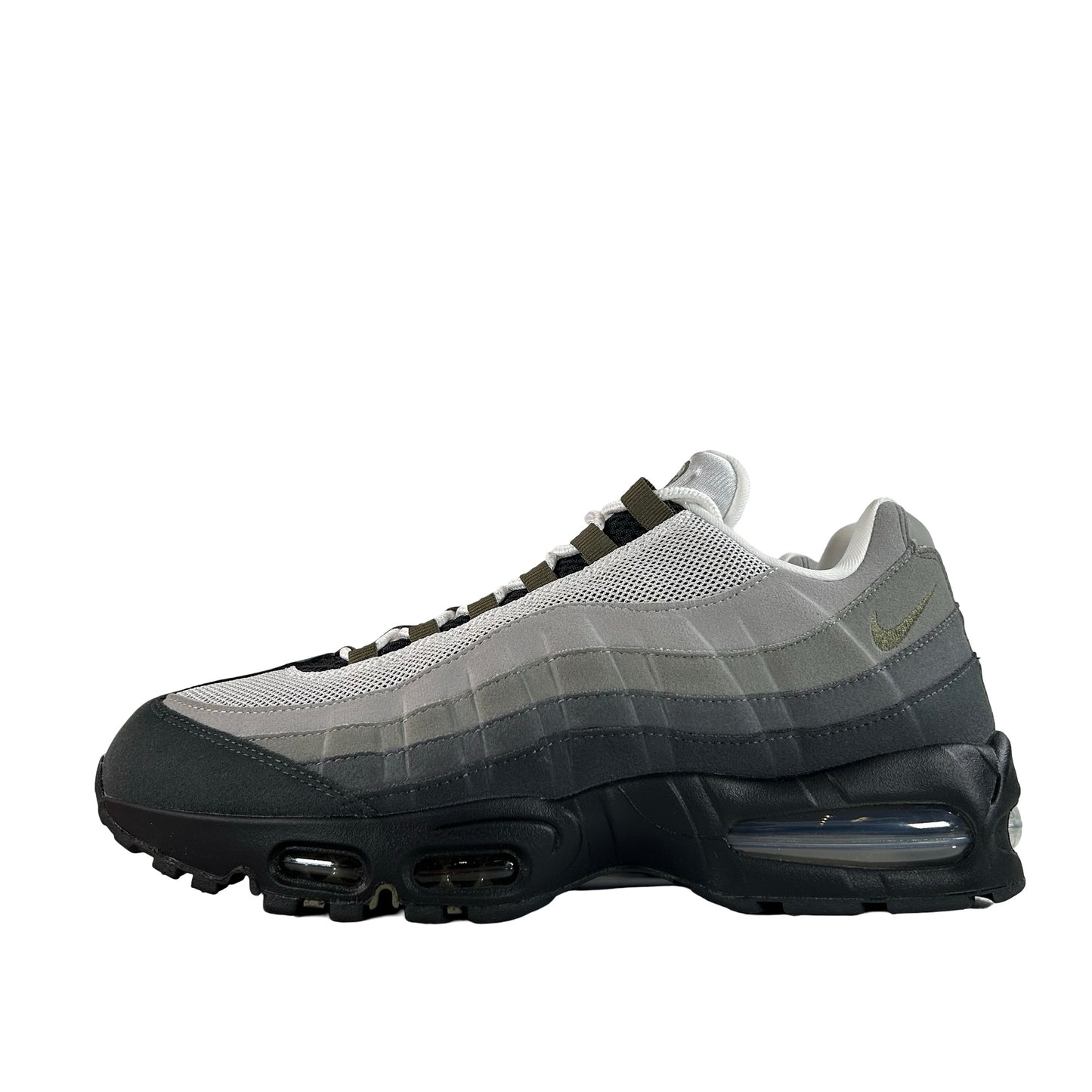 HJ5996 003 Nike Air Max 95 OG Big Bubble Black Medium Olive (W) [USED] - 12.5 W (VNDS)
