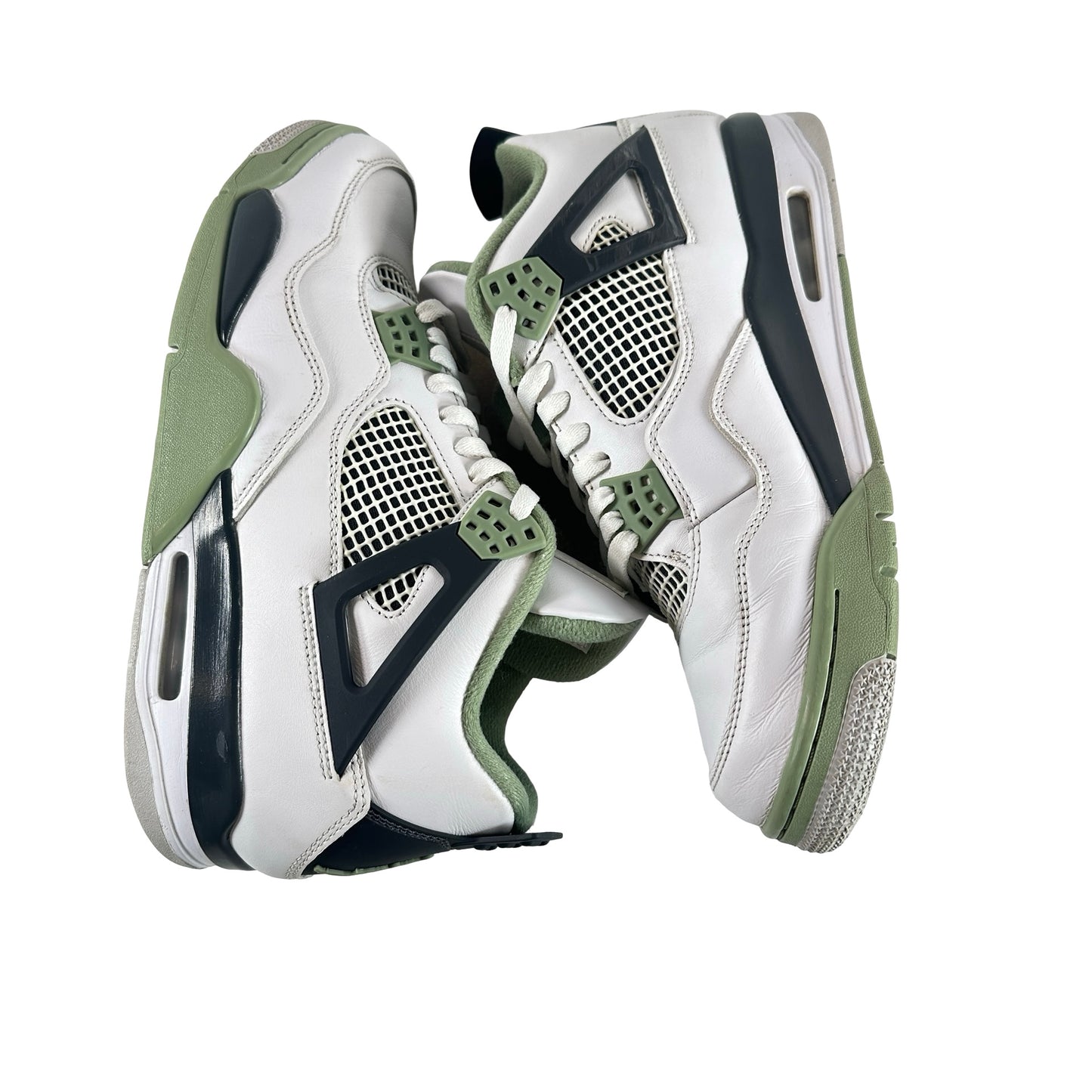 AQ9129 103 Jordan 4 Retro Espuma de mar (W)