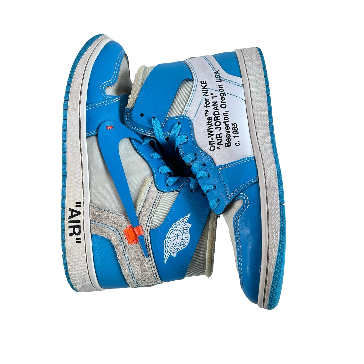 AQ0818 148 Jordan 1 Retro High Off-White UNC [USED] - 10.5 M (Used)