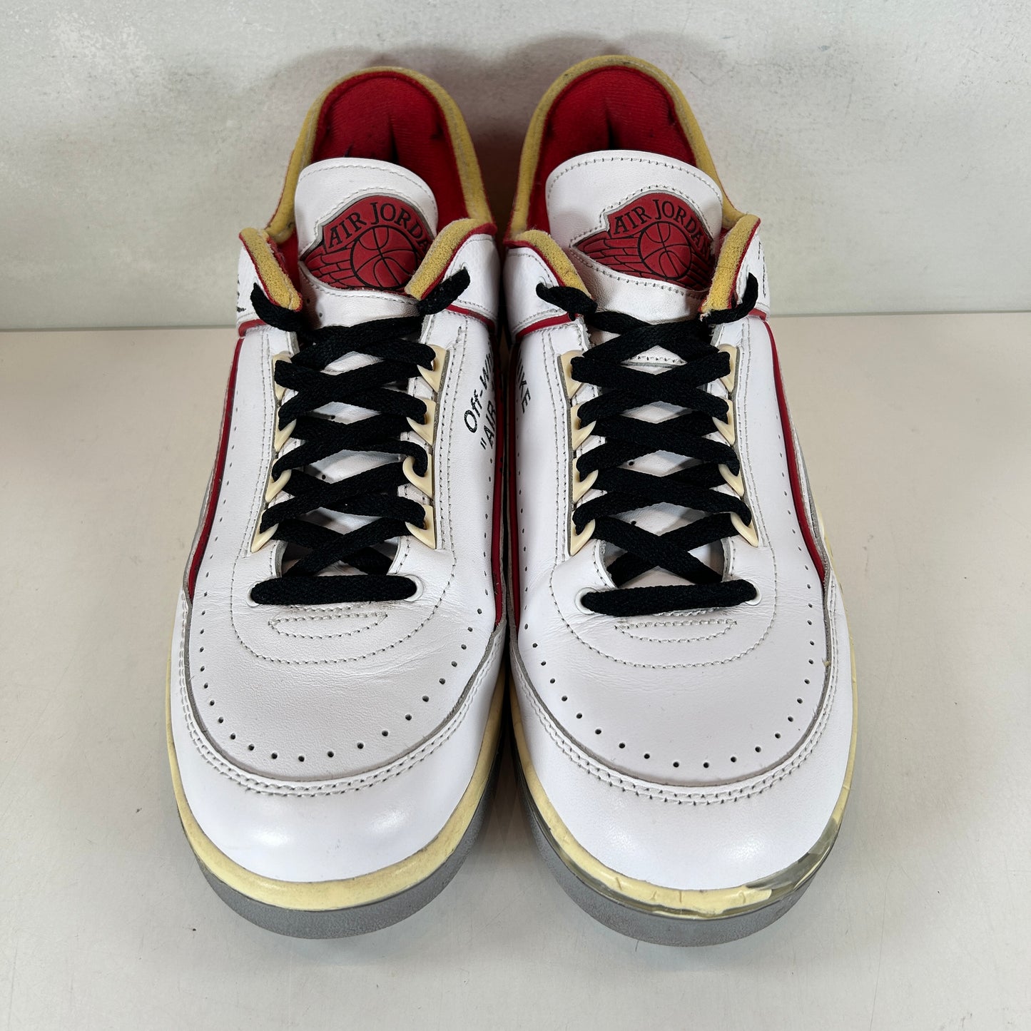 DJ4375 106 Jordan 2 Retro Low SP Off-White White Red [USED] - 12 M (Used)