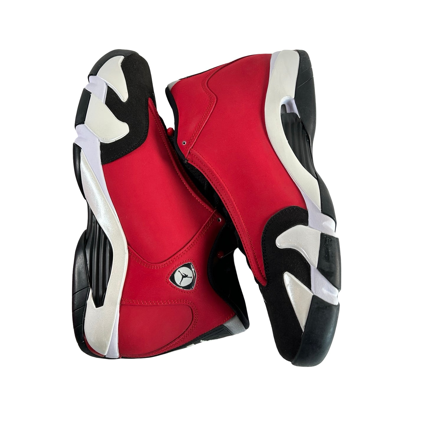 487471 006 Jordan 14 Retro Gym Red Toro - 11 M (Yellowing Midsole)