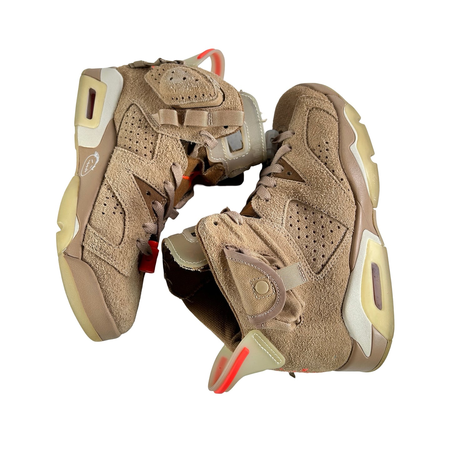 DH0690 200 Jordan 6 Retro Travis Scott British Khaki [USED] - 5.5 M (Used)