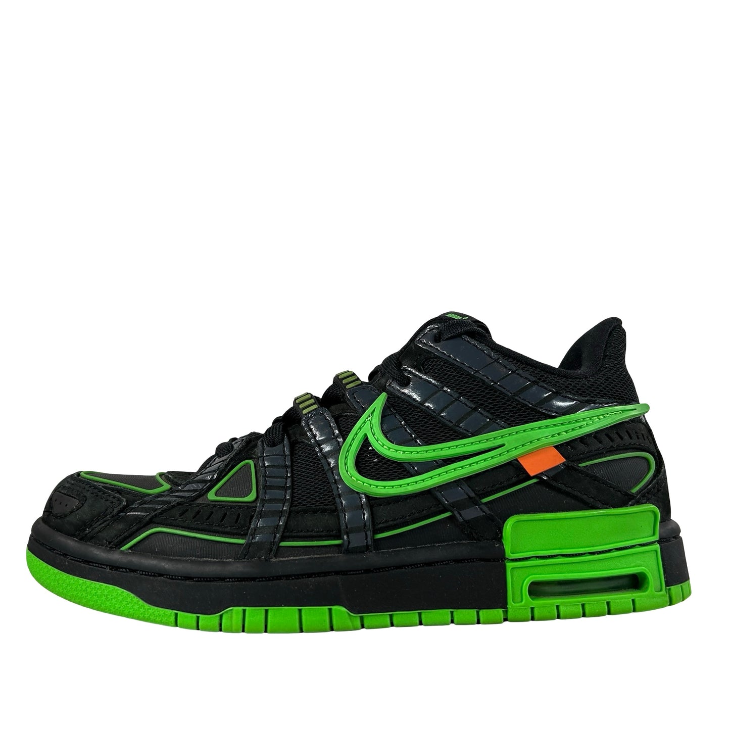 CU6015 001 Nike Air Rubber Dunk Off-White Green Strike [USED] - 5 M (Used)
