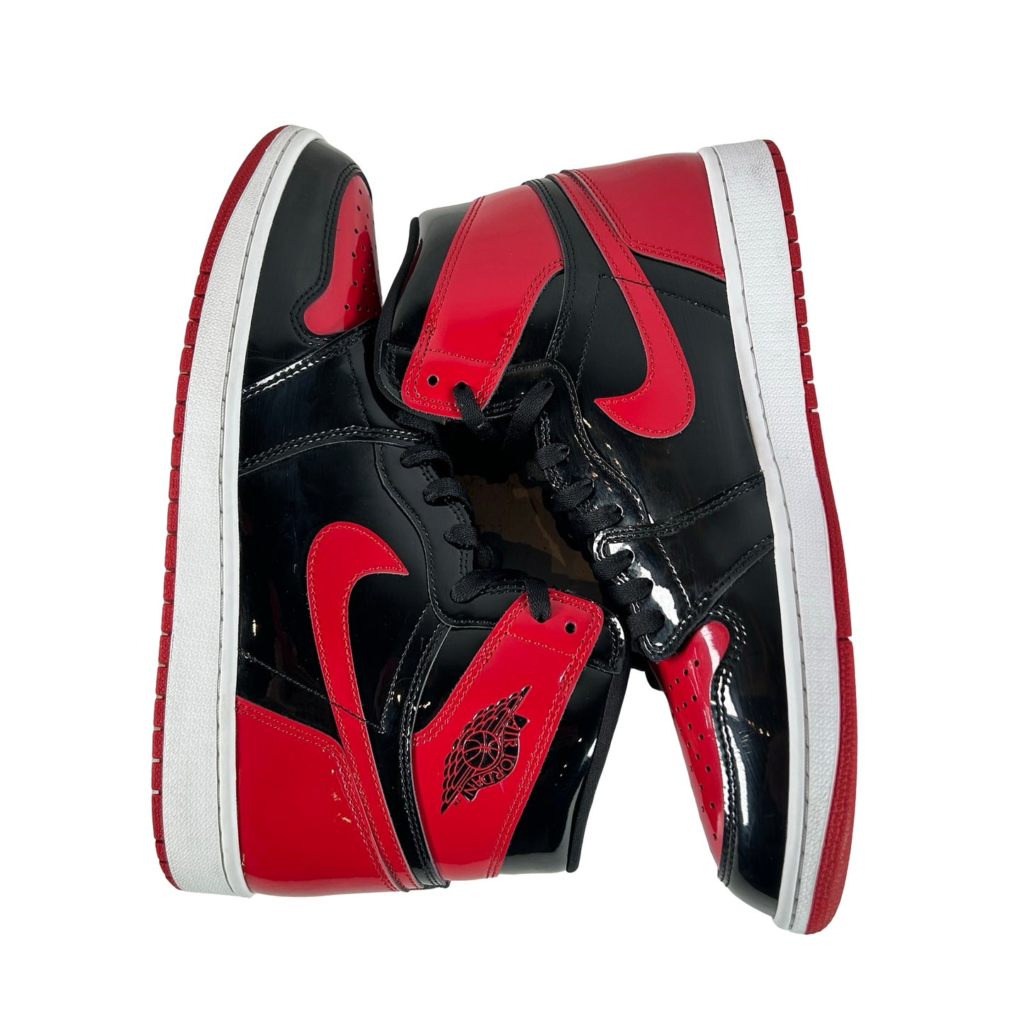 555088 063 Jordan 1 Retro High OG Patent Bred [USED] - 12 M (Used6)