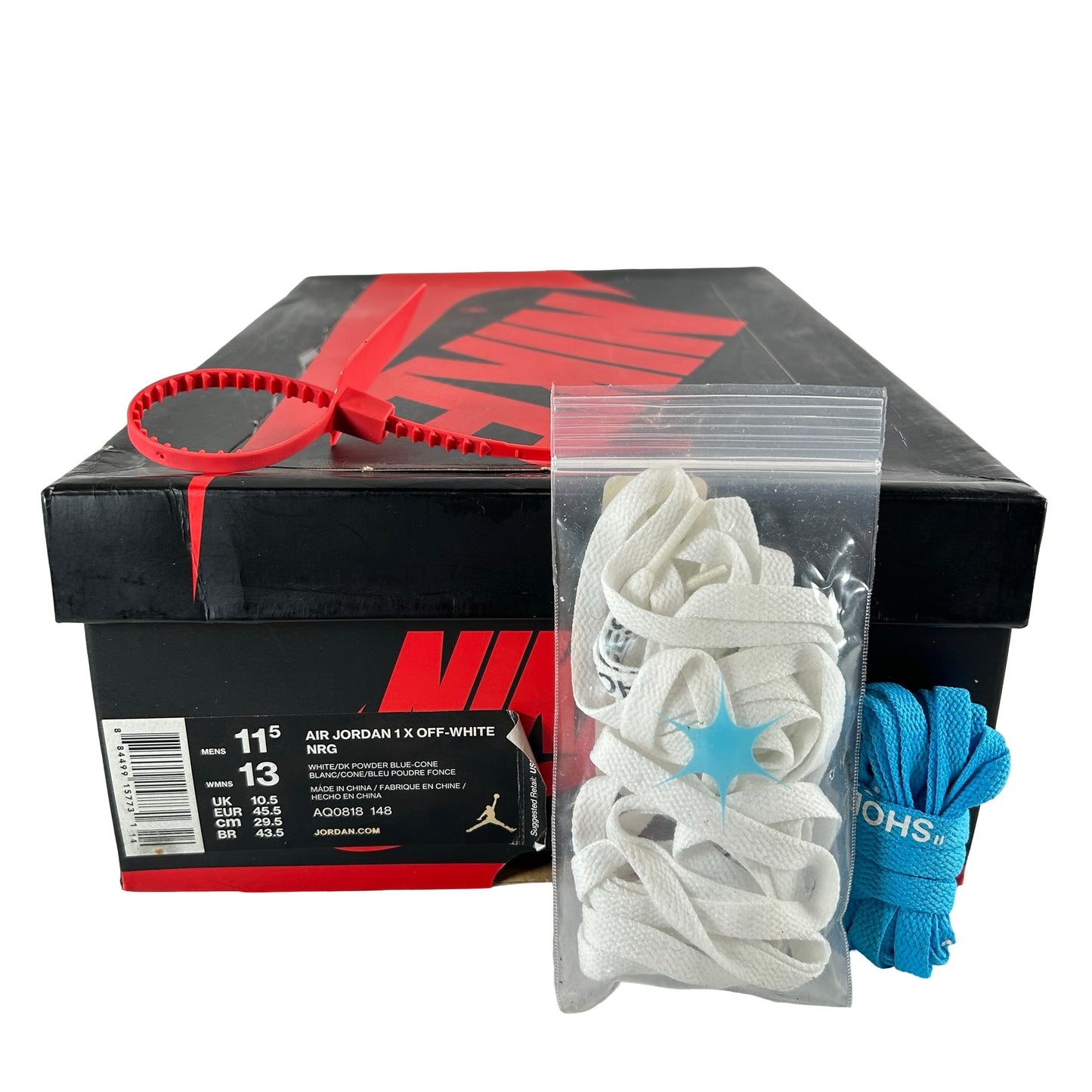 AQ0818 148 Jordan 1 Retro High Off-White UNC [USED] - 11.5 M (Used)