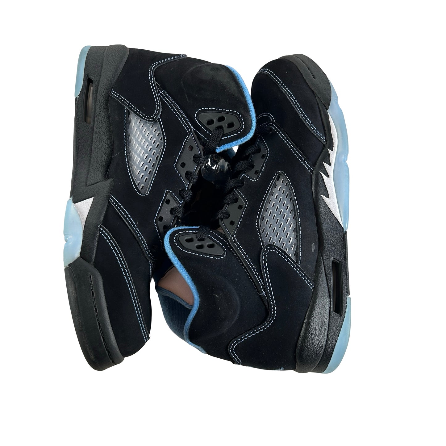 440888 008 Jordan 5 Retro Black University Blue (2026) (GS) [USED] - 7 Y (Used) (No Box)