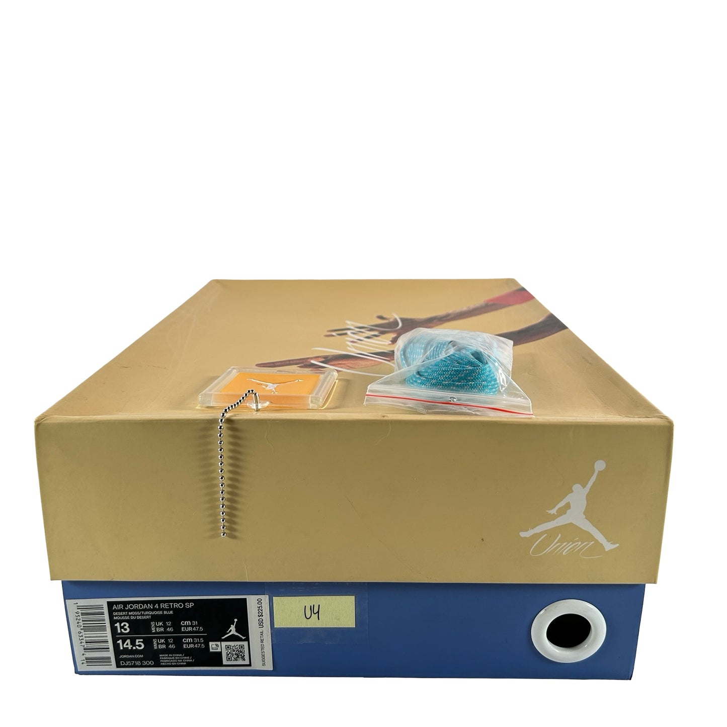 DJ5718 300 Jordan 4 Retro SP 30th Anniversary Union Desert Moss [USED] - 13 M (Used4)