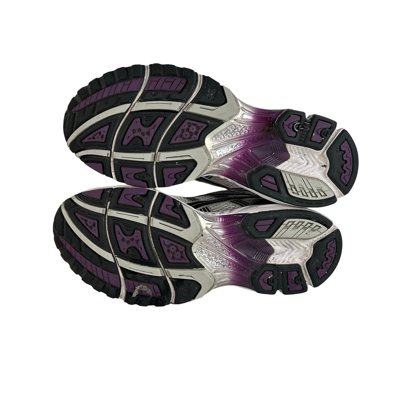 1202A056 111 ASICS Gel-Kayano 14 White Dark Grape (Women's) [USED] - 10 W (Used)