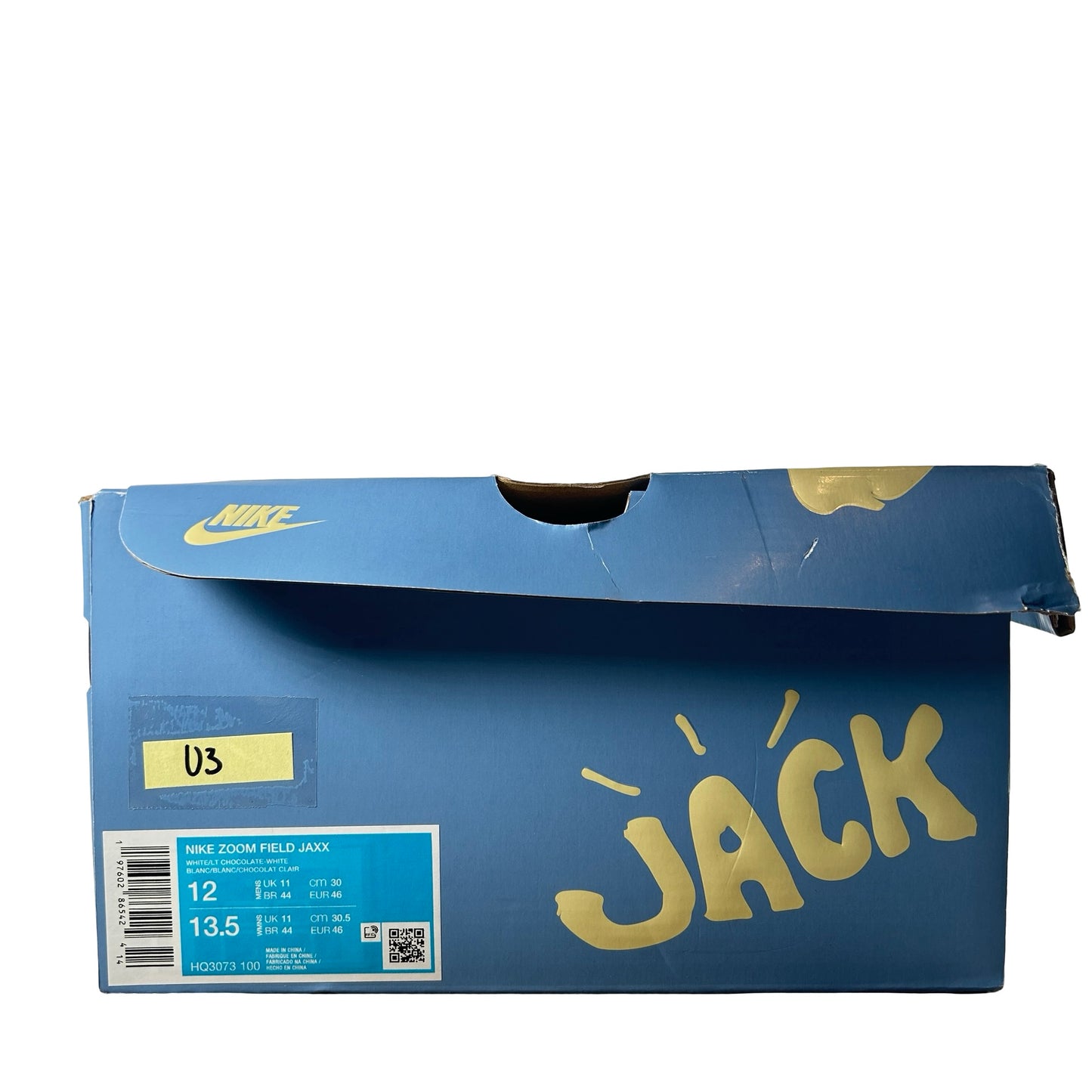 HQ3073 100 Nike Zoom Field Jaxx Travis Scott Light Chocolate [USED] - 12 M (Used3)