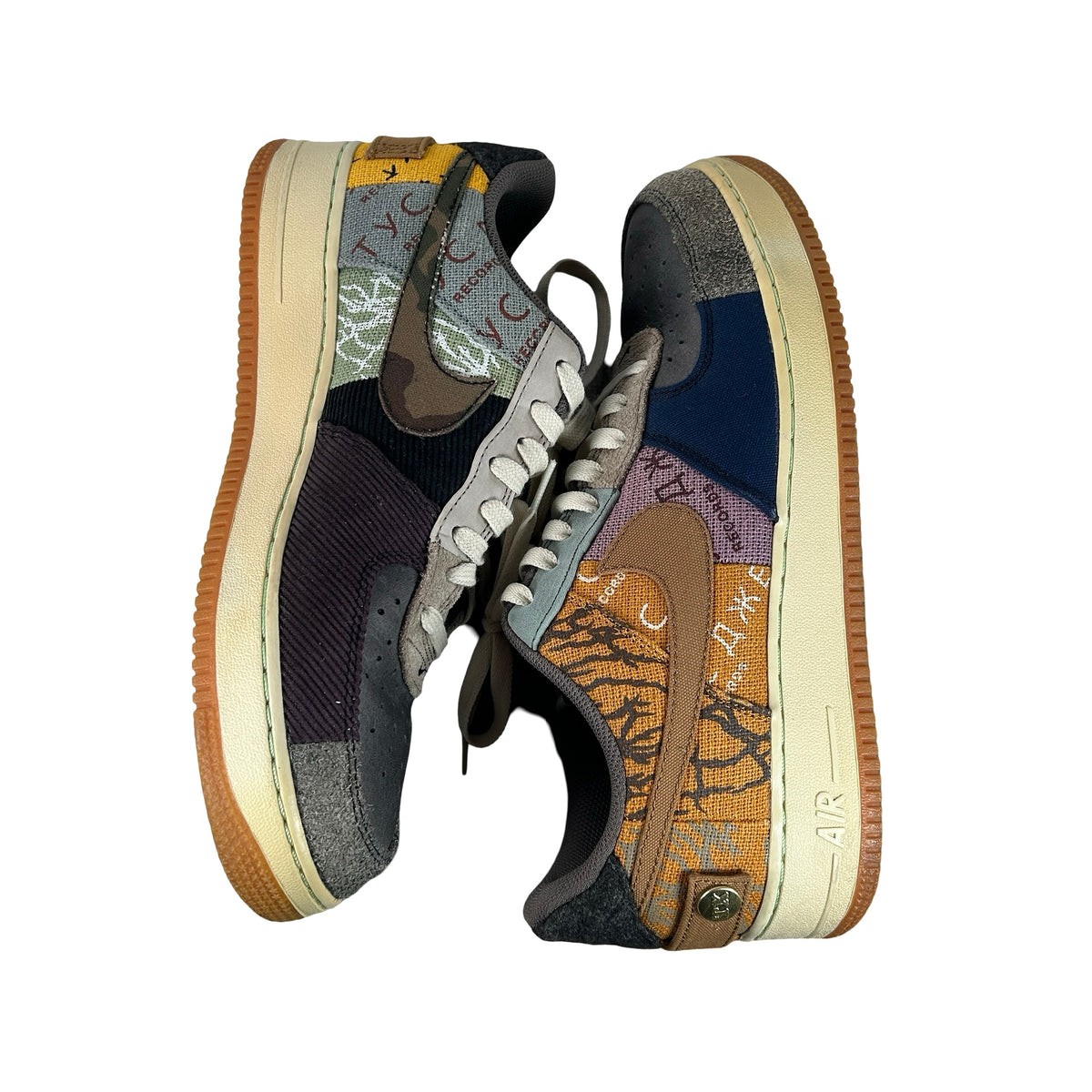 CN2405 900 Nike Air Force 1 Low Travis Scott Cactus Jack [USED] - 11.5 M (Used) (No Box)