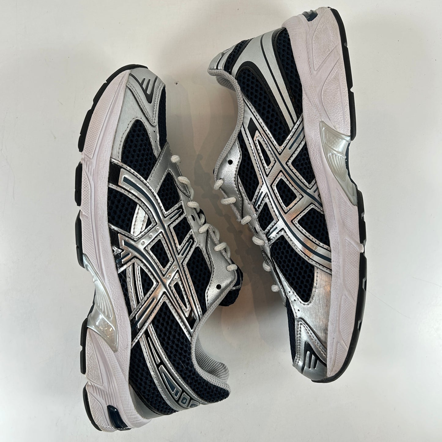 1201A256 400 ASICS Gel-1130 French Blue Pure Silver [USED] - 9.5 M (Used) (No Box)