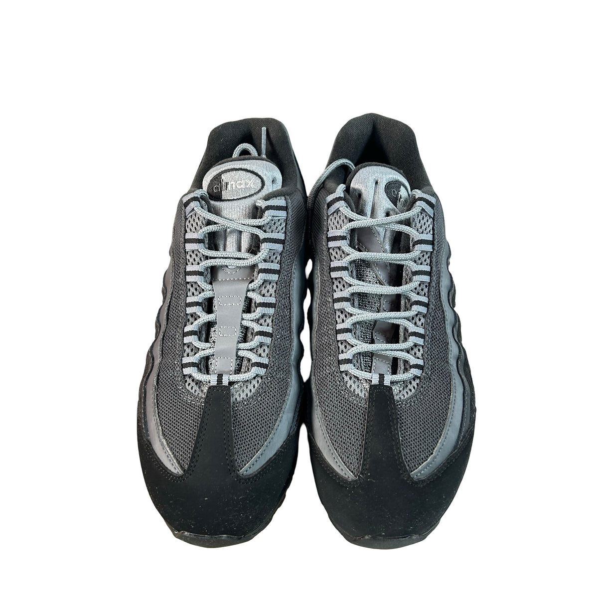IQ0285 010 Nike Air Max 95 OG Big Bubble Black Lime Blast Anthracite [USED] - 10.5 M (Used)