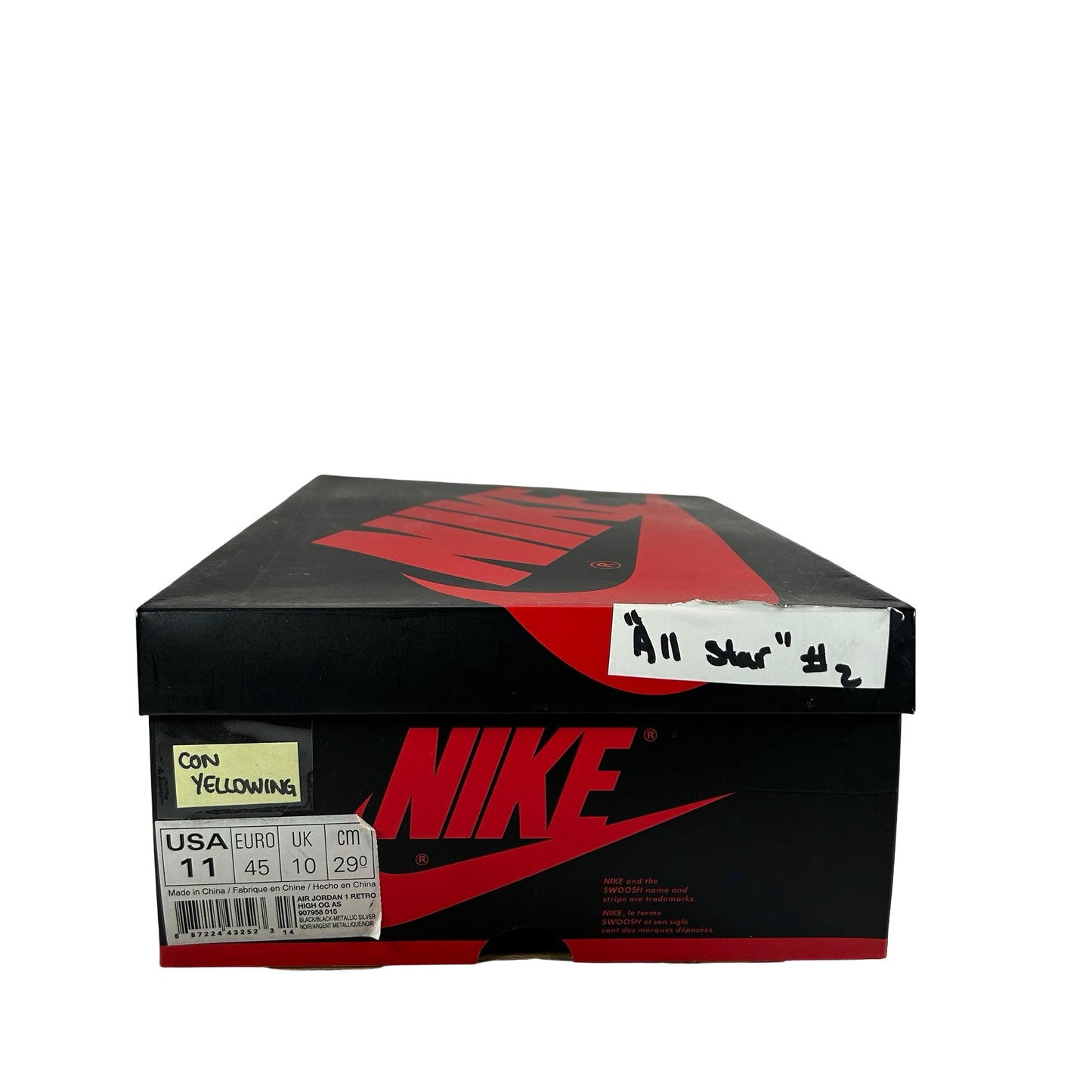 907958 015 Jordan 1 Retro All-Star Chameleon (2017) [CONDITIONAL] - 11 M (Yellowing)