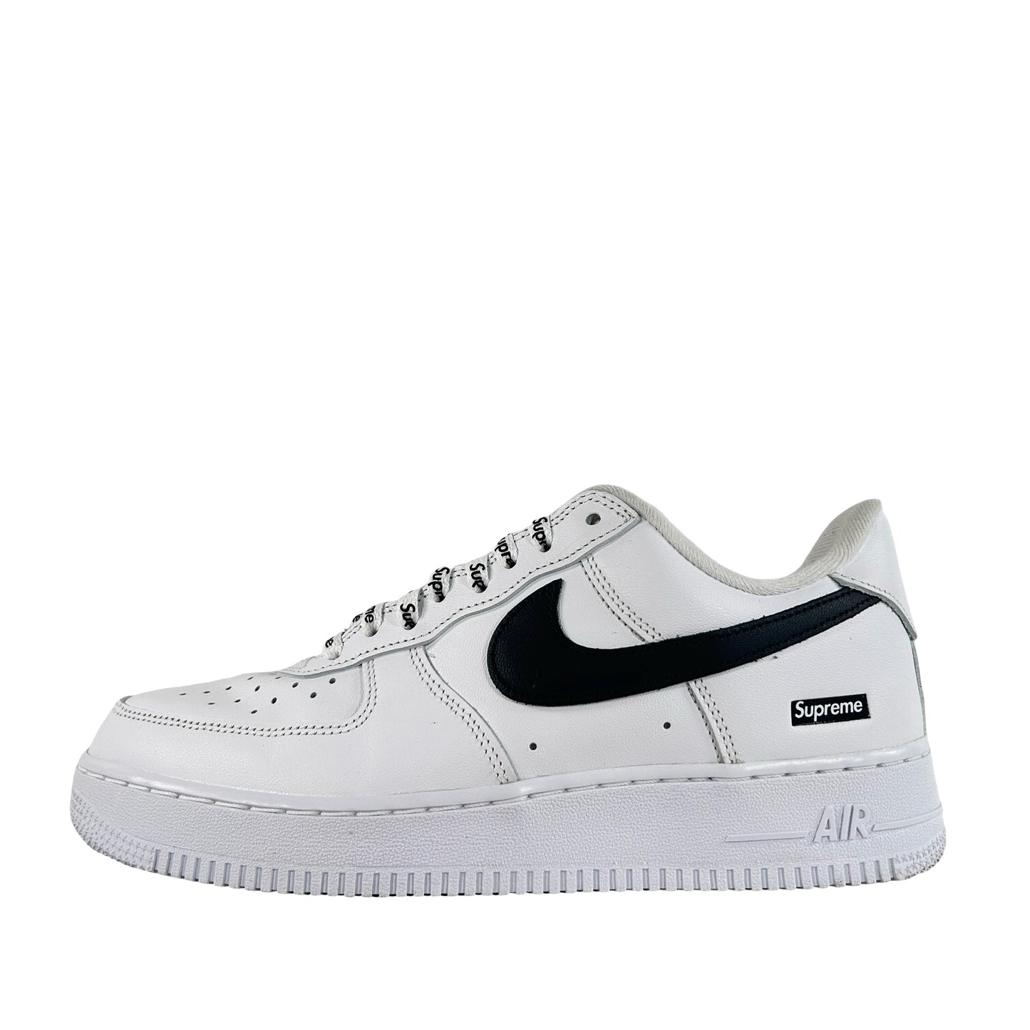 CU9225 102 Nike Air Force 1 Low Supreme White Black [USED] - 8 M (Used2)