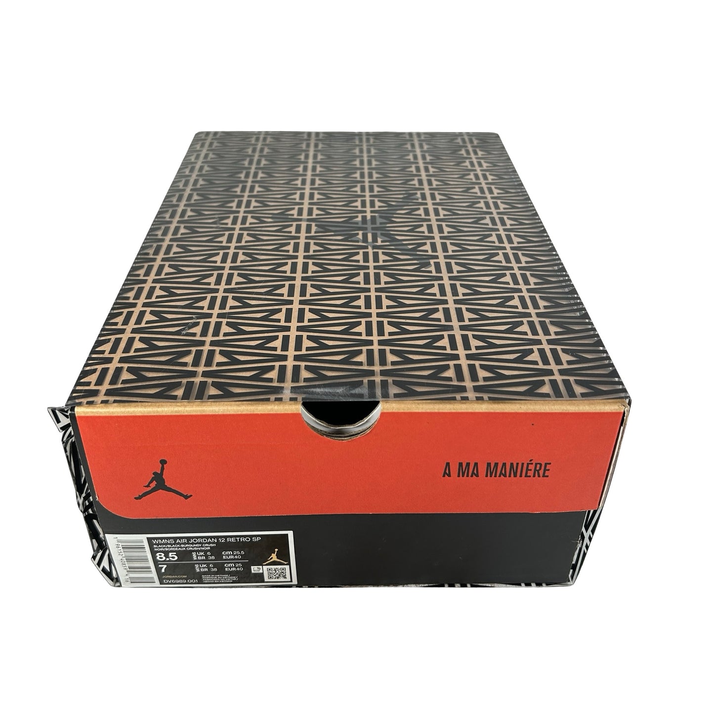 DV6989 001 Jordan 12 Retro SP A Ma Maniére Black (Women's) [USED] - 8.5 W (Used)