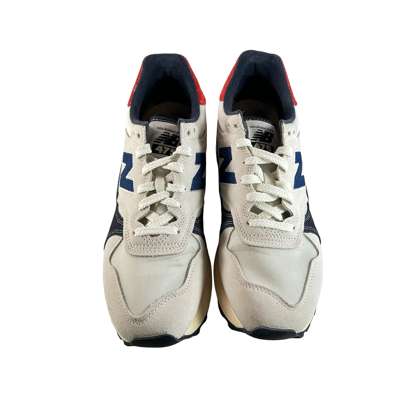 M475AD1 New Balance 475 Aime Leon Dore White Red Blue [USED] - 9 M (Used)