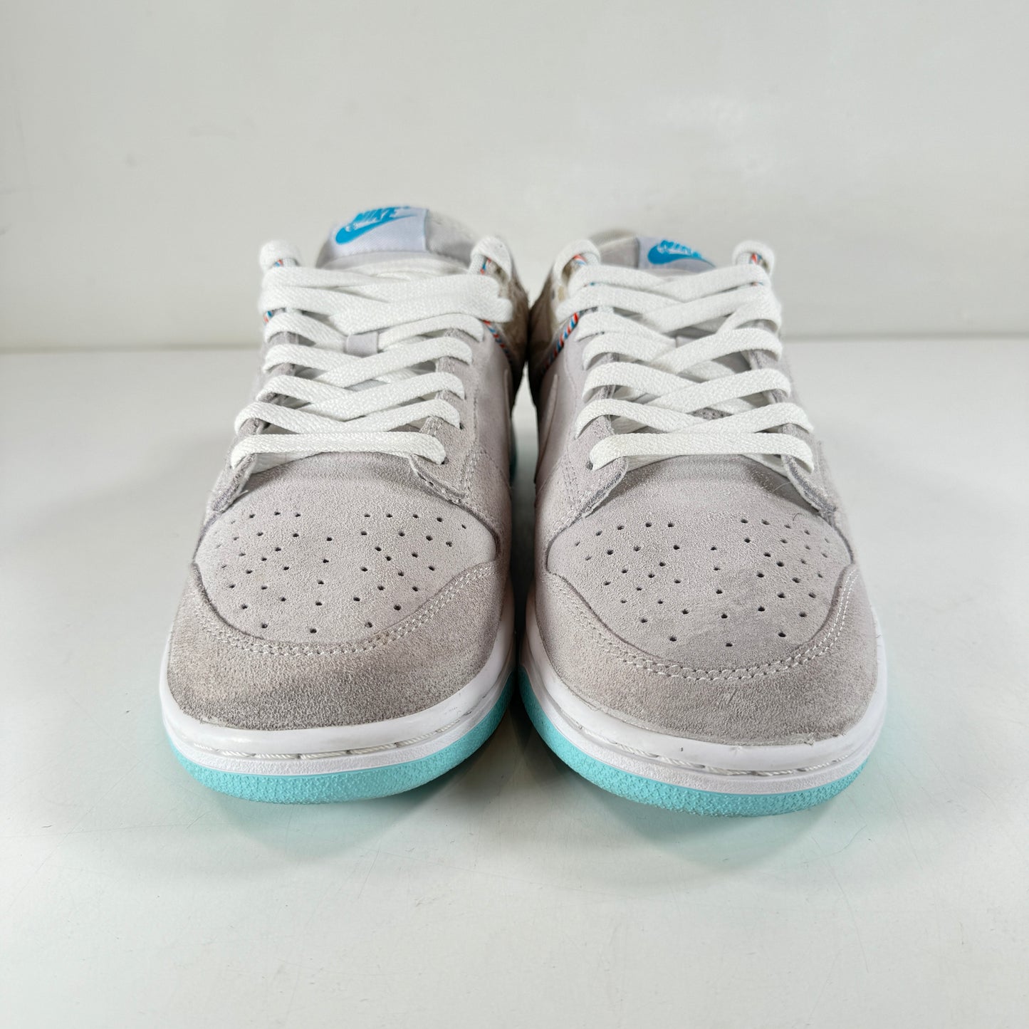 DH7614 500 Nike Dunk Low SE Barber Shop Grey [USED] - 9 M (Used)