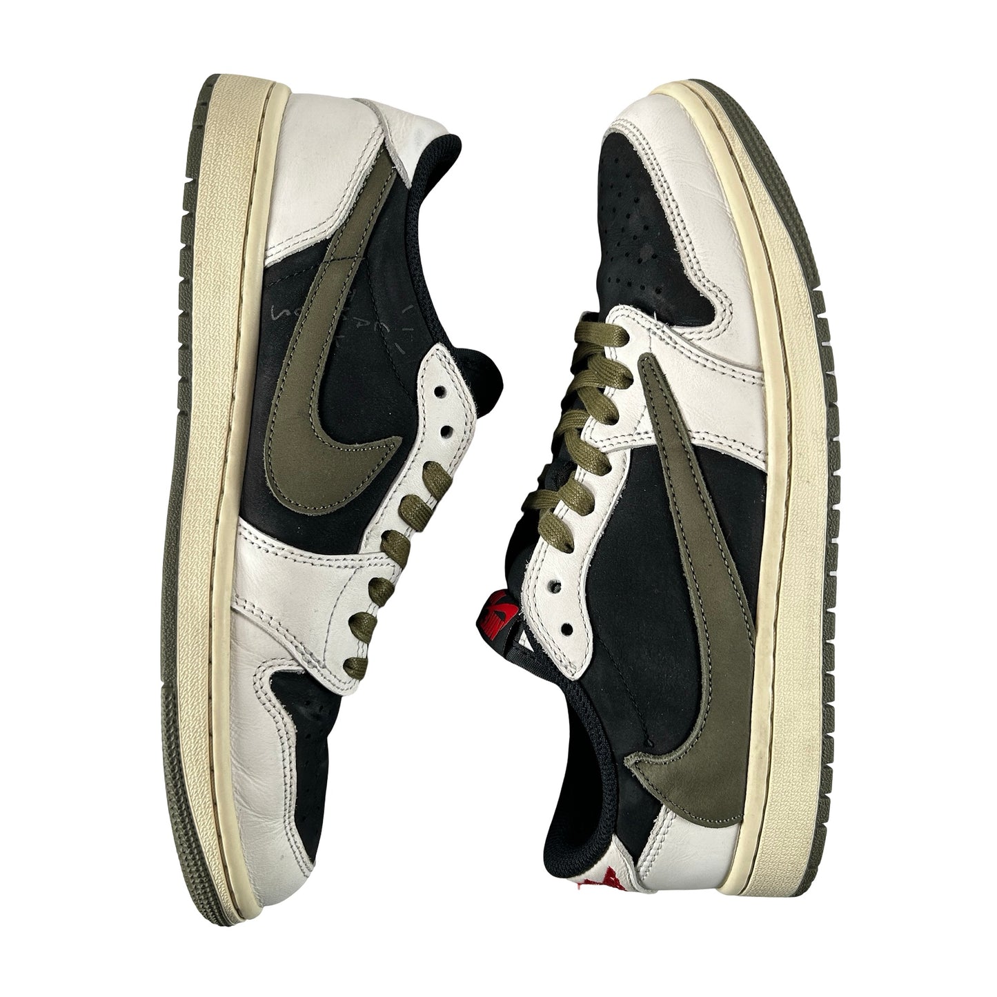 DZ4137 106 Jordan 1 Retro Low OG SP Travis Scott Olive (W) [USED] - 10 W (Used4)