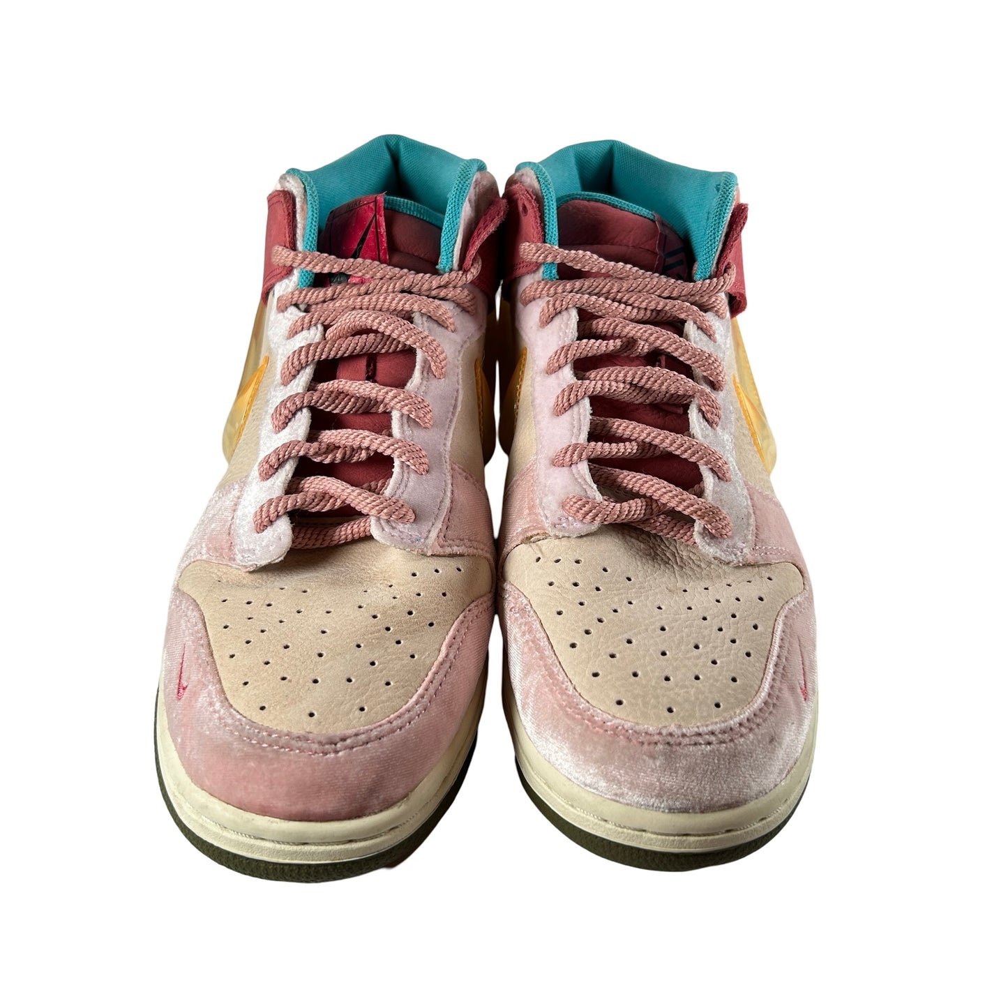 DI1173 600 Nike Dunk Mid Social Status Free Lunch Strawberry Milk [USED] - 10 M (Used) (No Box)