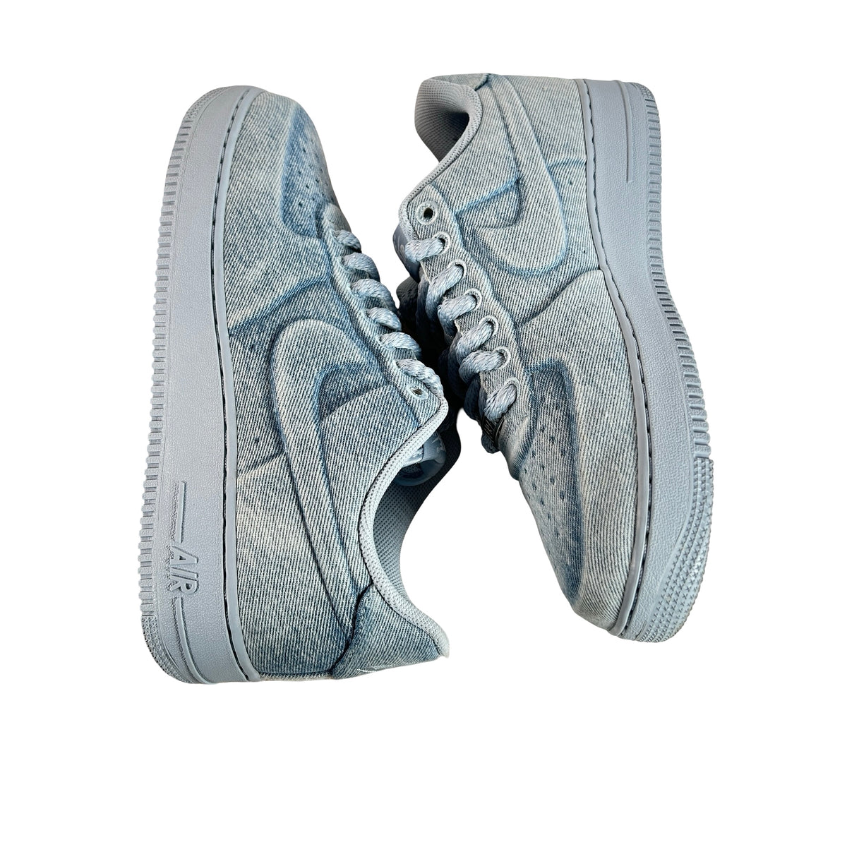 IQ9773 400 Nike Air Force 1 Low Ja Morant Denim Light Armory Blue [USED] - 9 M (Used)