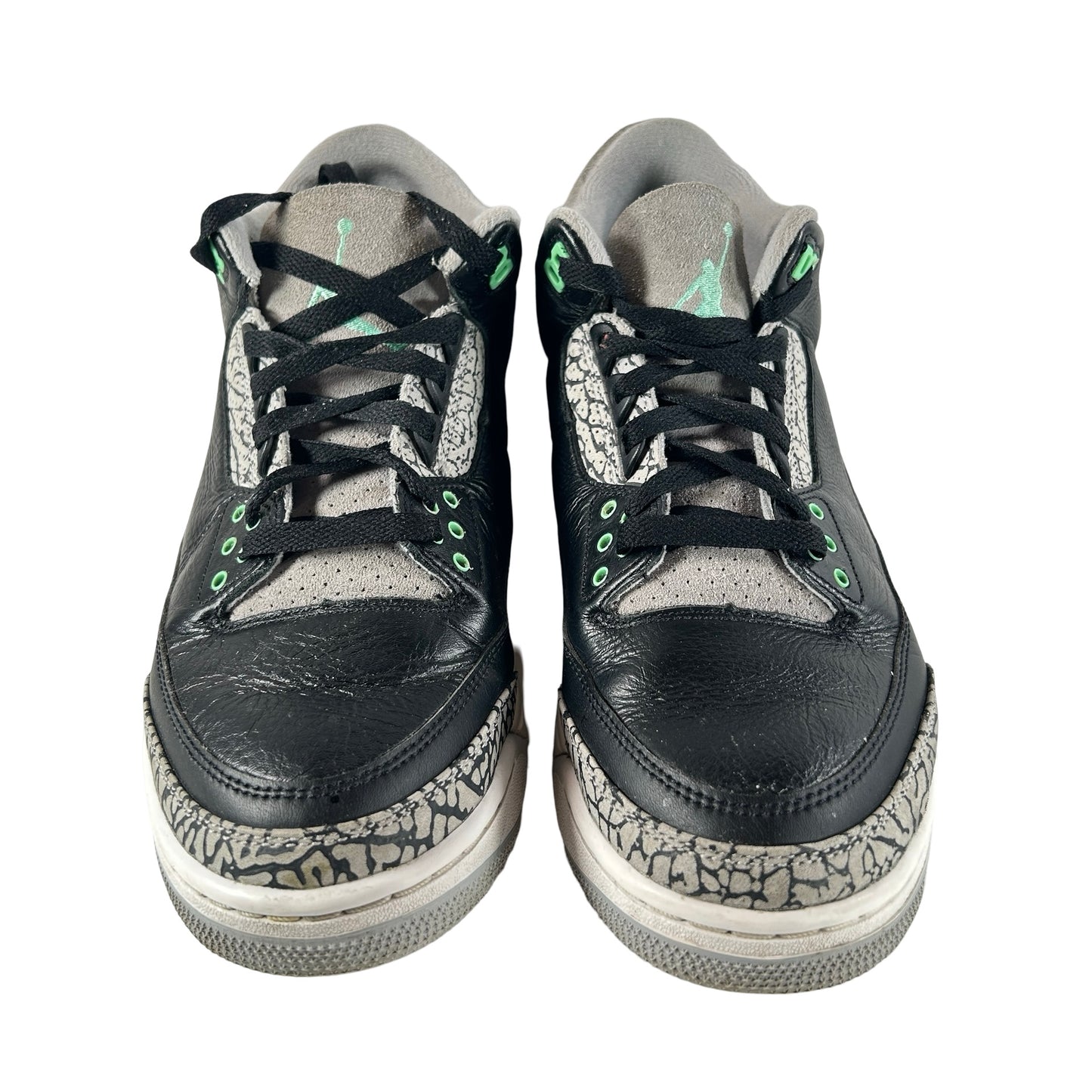 CT8532 031 Jordan 3 Retro Green Glow [USED] - 9.5 M (Used) (Replace Box)