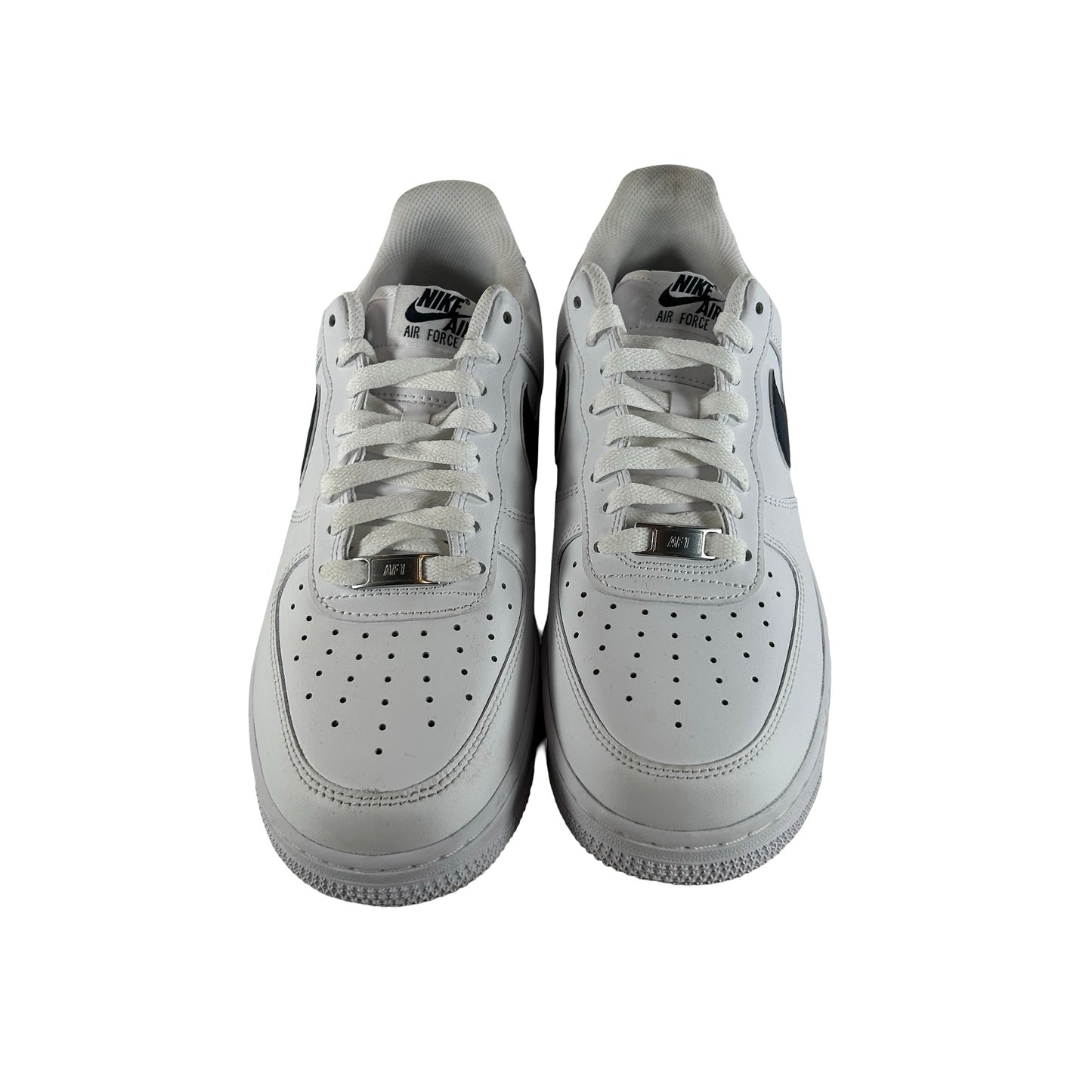 FJ4146 119 Nike Air Force 1 Low '07 White College Navy [USED] - 8.5 M (Used2) (No Box2)
