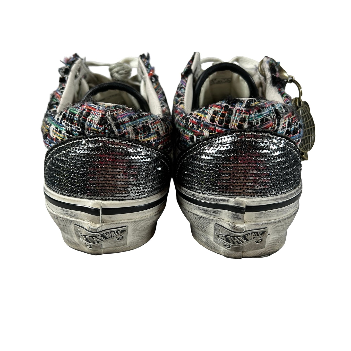 VN000D9VDE2 Vans Premium Old Skool Charms Black Gray [USED] - 8 M (Used)
