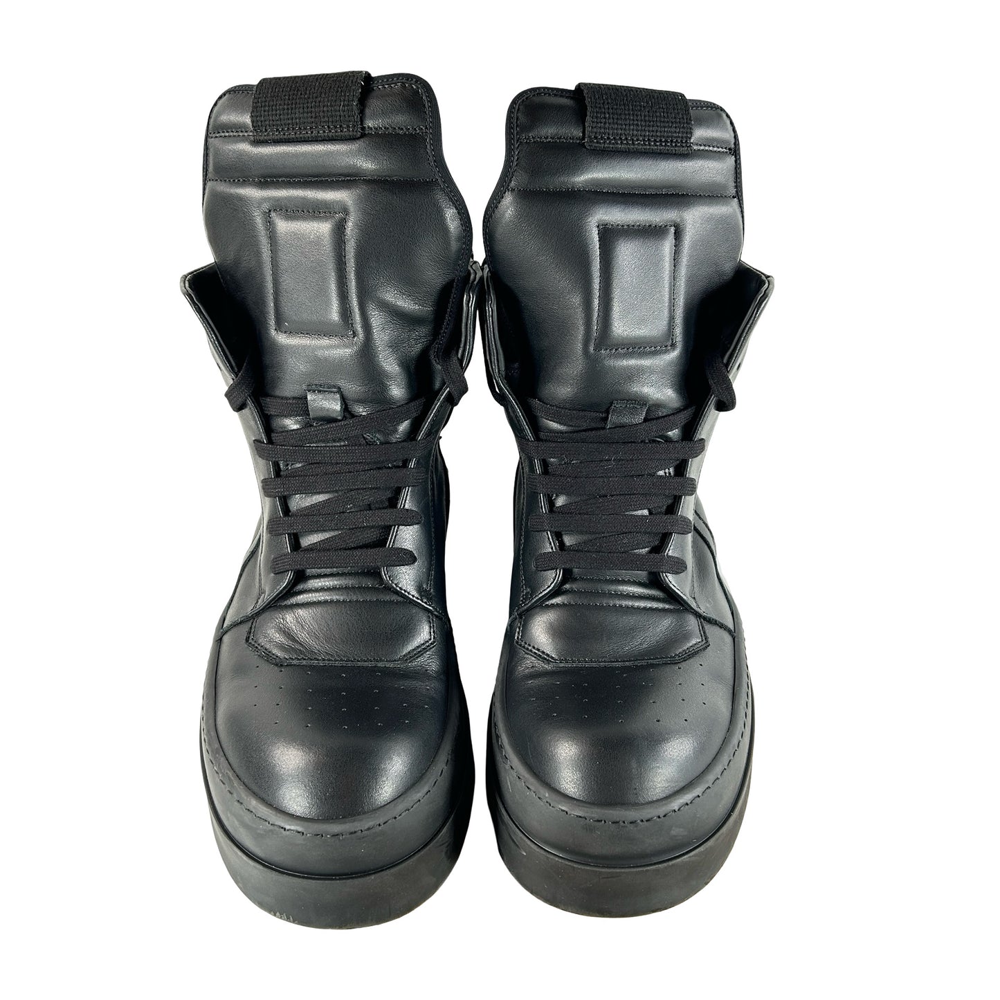 RU01F2868 LCO Rick Owens Megabumper Geobasket Black [USED] - EU 42 (Used)